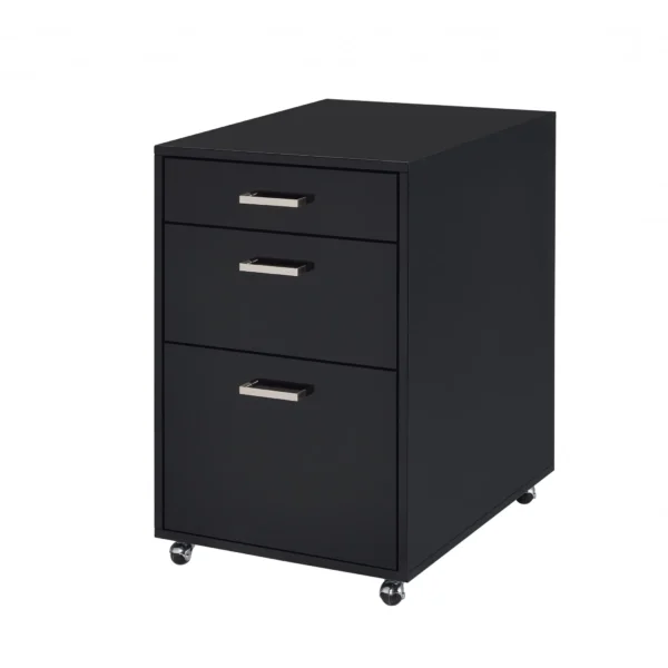 Tủ trang trí màu đen 3 ngăn kéo rộng 46cm