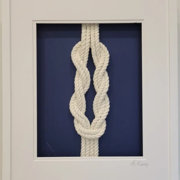 Tranh nút thắt 3D ACKnots Twisted khung gỗ 28x36cm