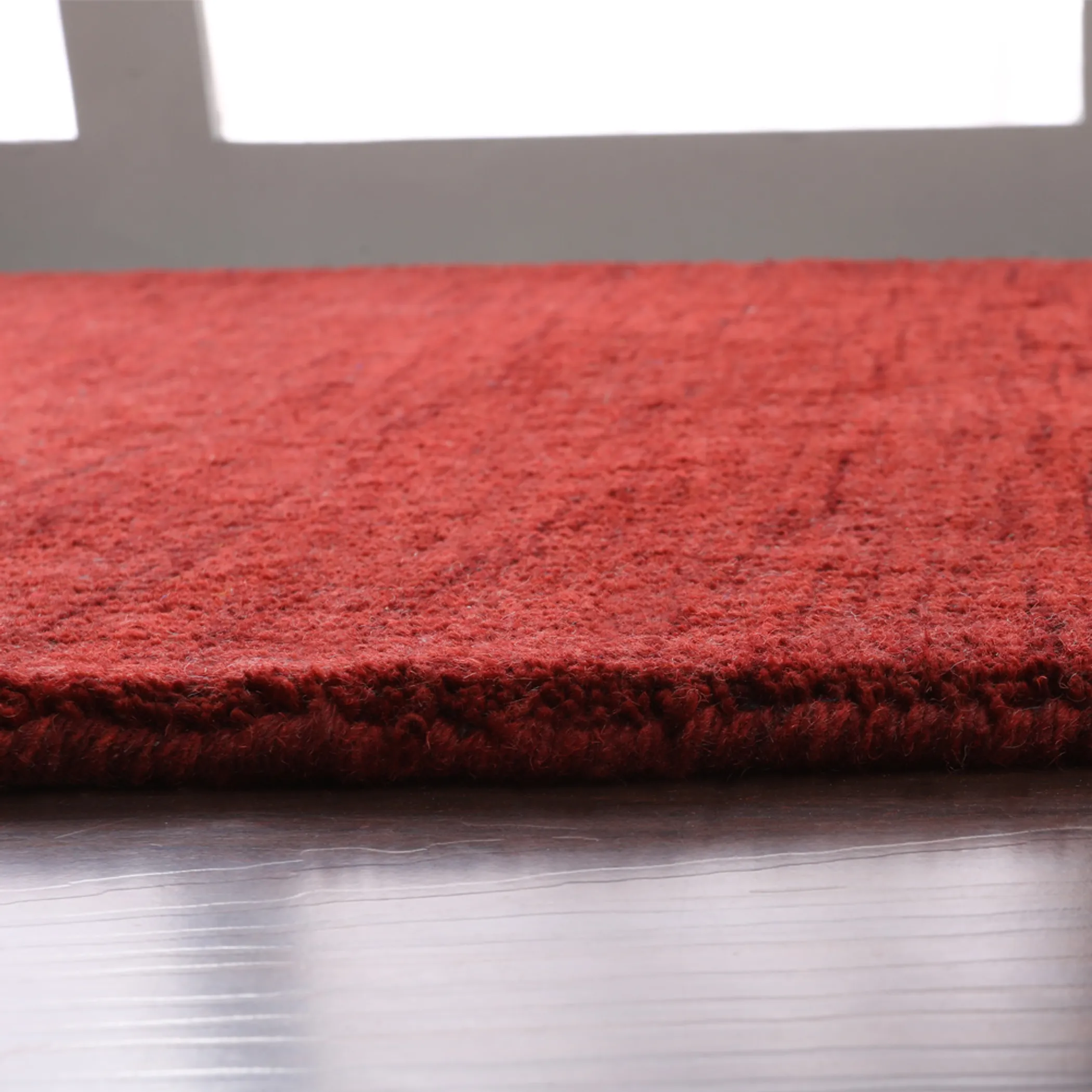 Thảm chạy hành lang len dệt thắt tay Rugsotic Carpets màu trơn - Ảnh 6