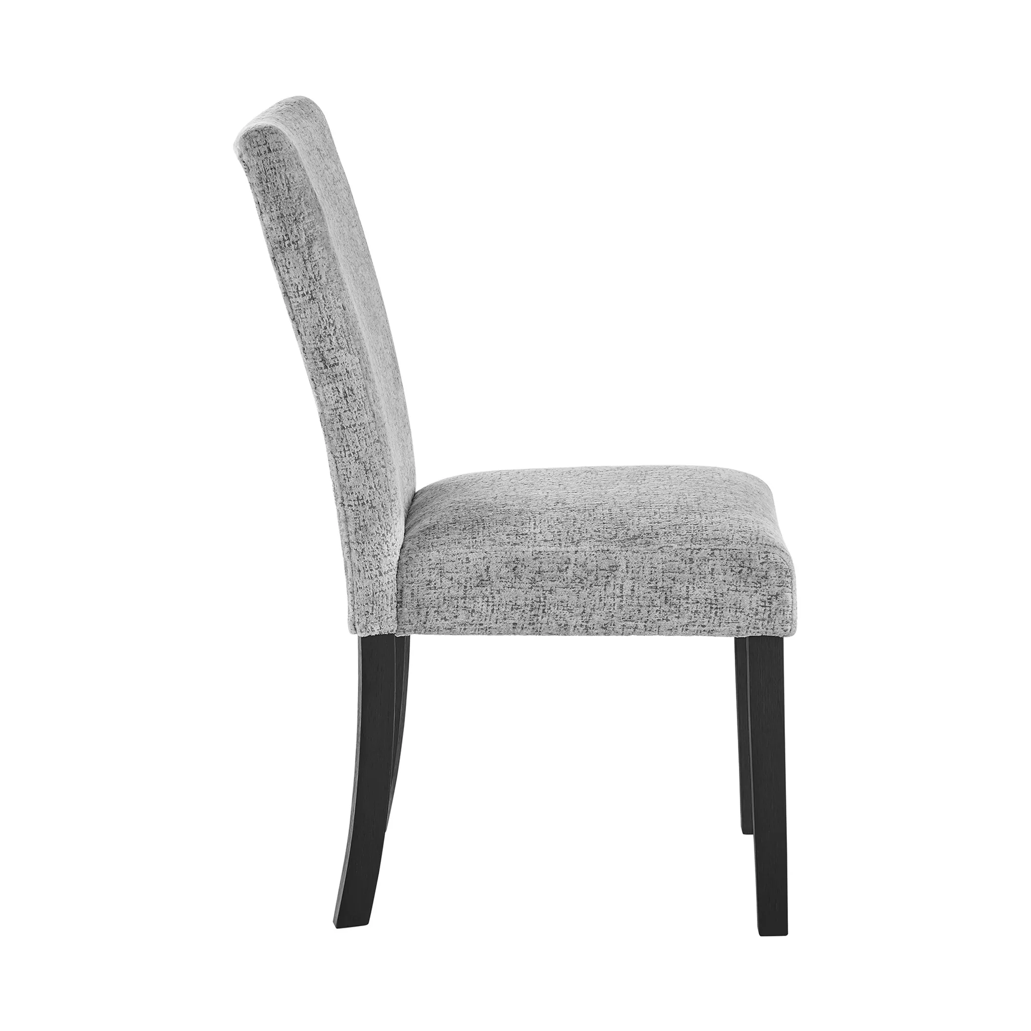 Bộ 2 ghế ăn bọc vải màu sáng khung gỗ - Ảnh 5