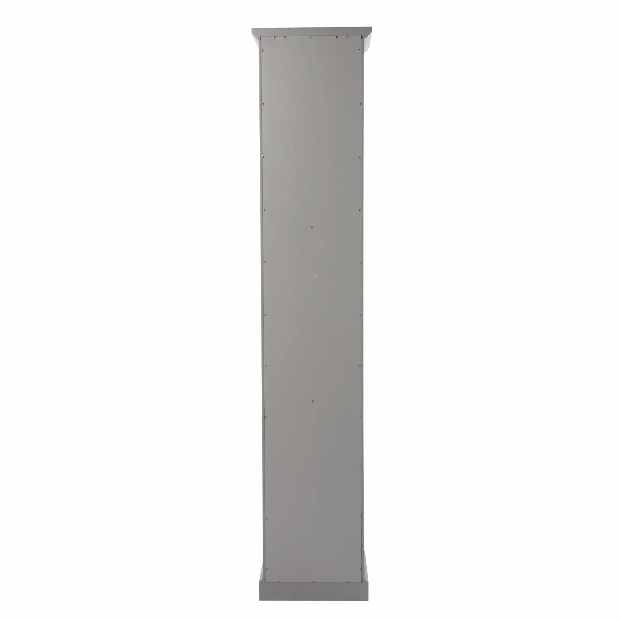 Tủ trưng bày cửa kính viền phào màu xám cao 196cm - Ảnh 4