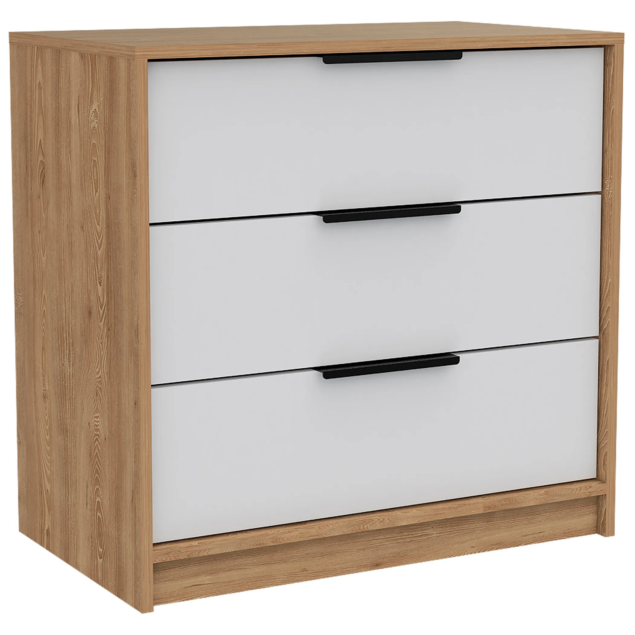 Bộ phòng ngủ Madison 2 món màu trắng phối gỗ thông - Ảnh 3