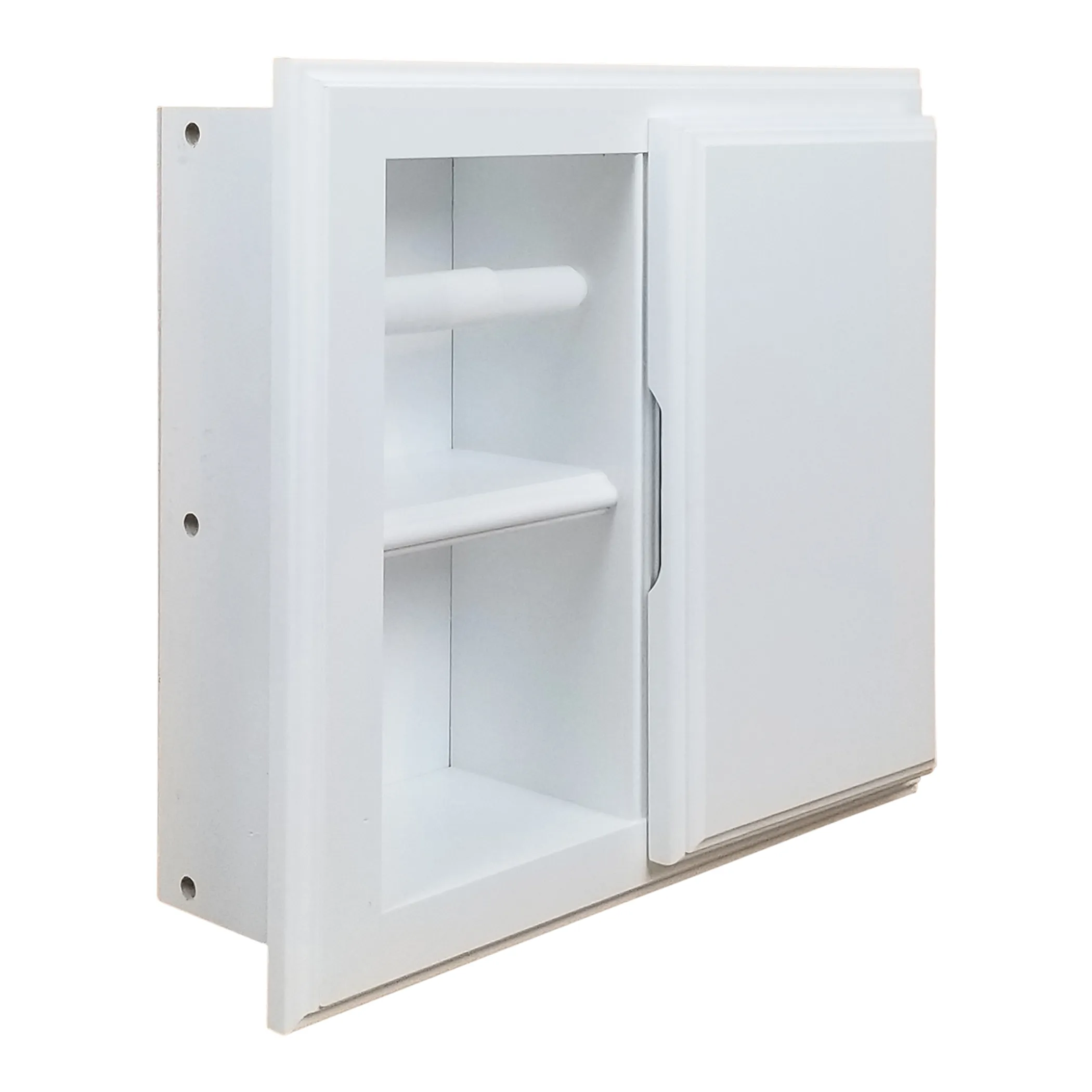 Hộp đựng giấy vệ sinh âm tường Haile gỗ tự nhiên kèm ngăn chứa - Ảnh 3