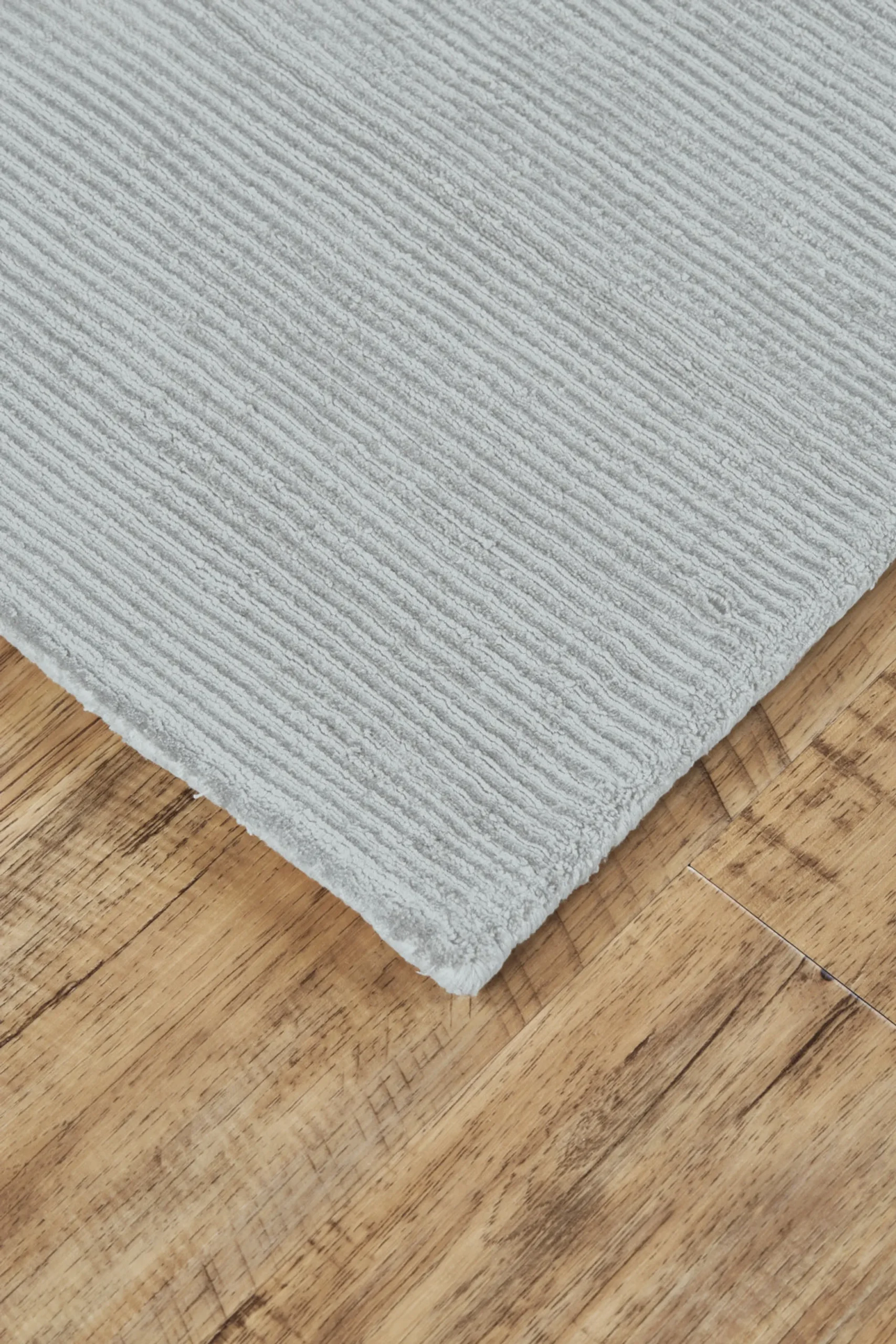 Thảm trải sàn dệt tay 1,2m x 1,8m màu xám - Ảnh 5