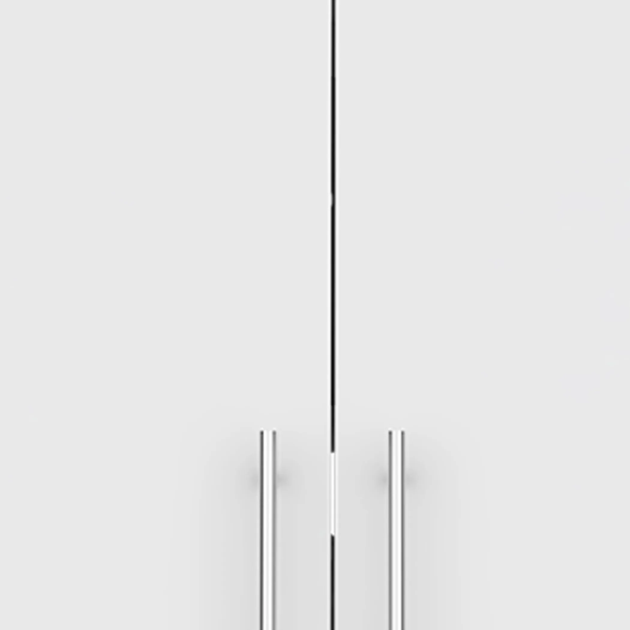 Tủ gỗ treo tường 2 cánh màu trắng 67cm - Ảnh 5