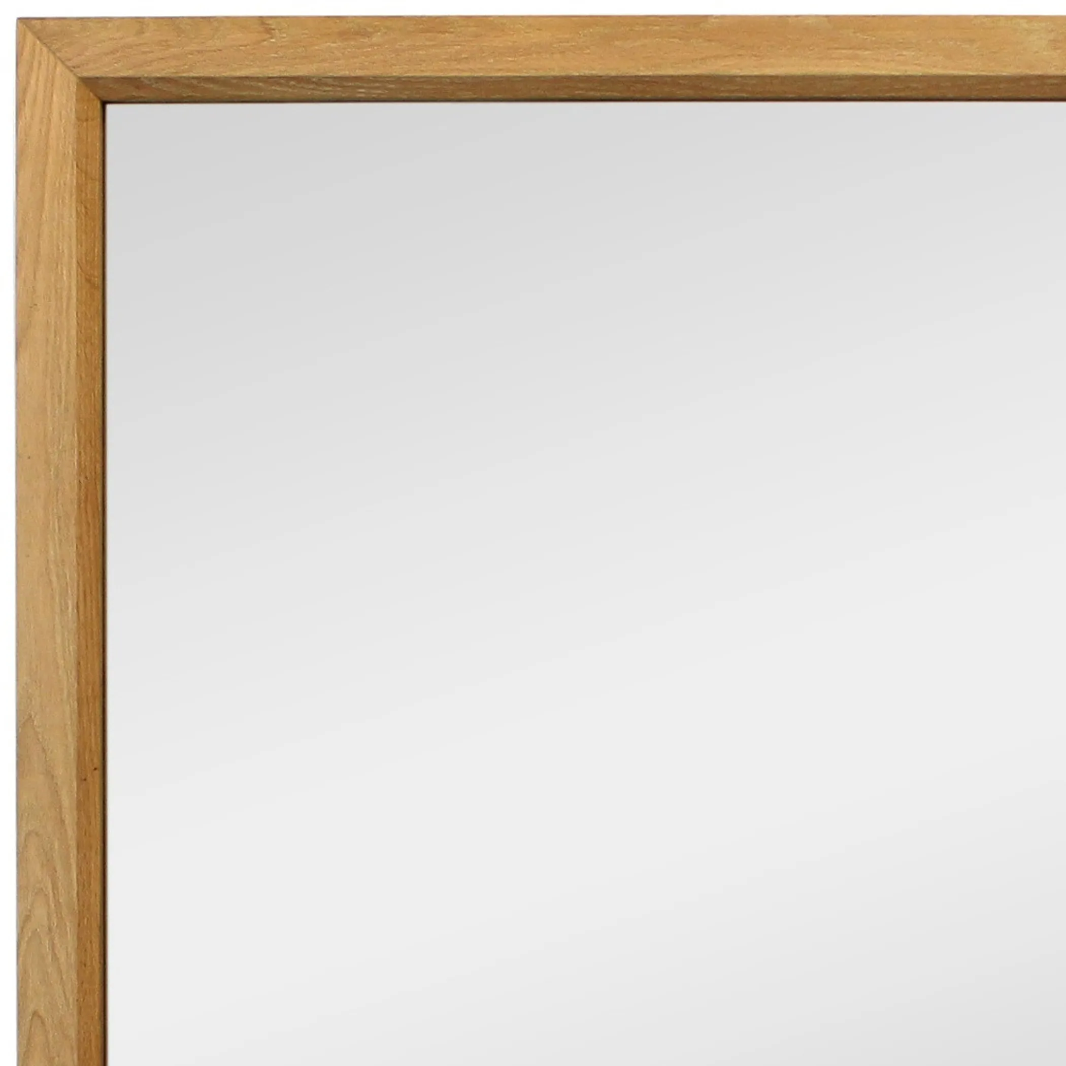 Gương trang trí treo tường khung gỗ đặc tự nhiên 102cm - Ảnh 6