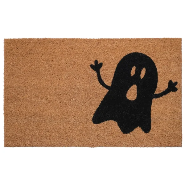 Thảm chùi chân xơ dừa Calloway Mills Halloween họa tiết con ma