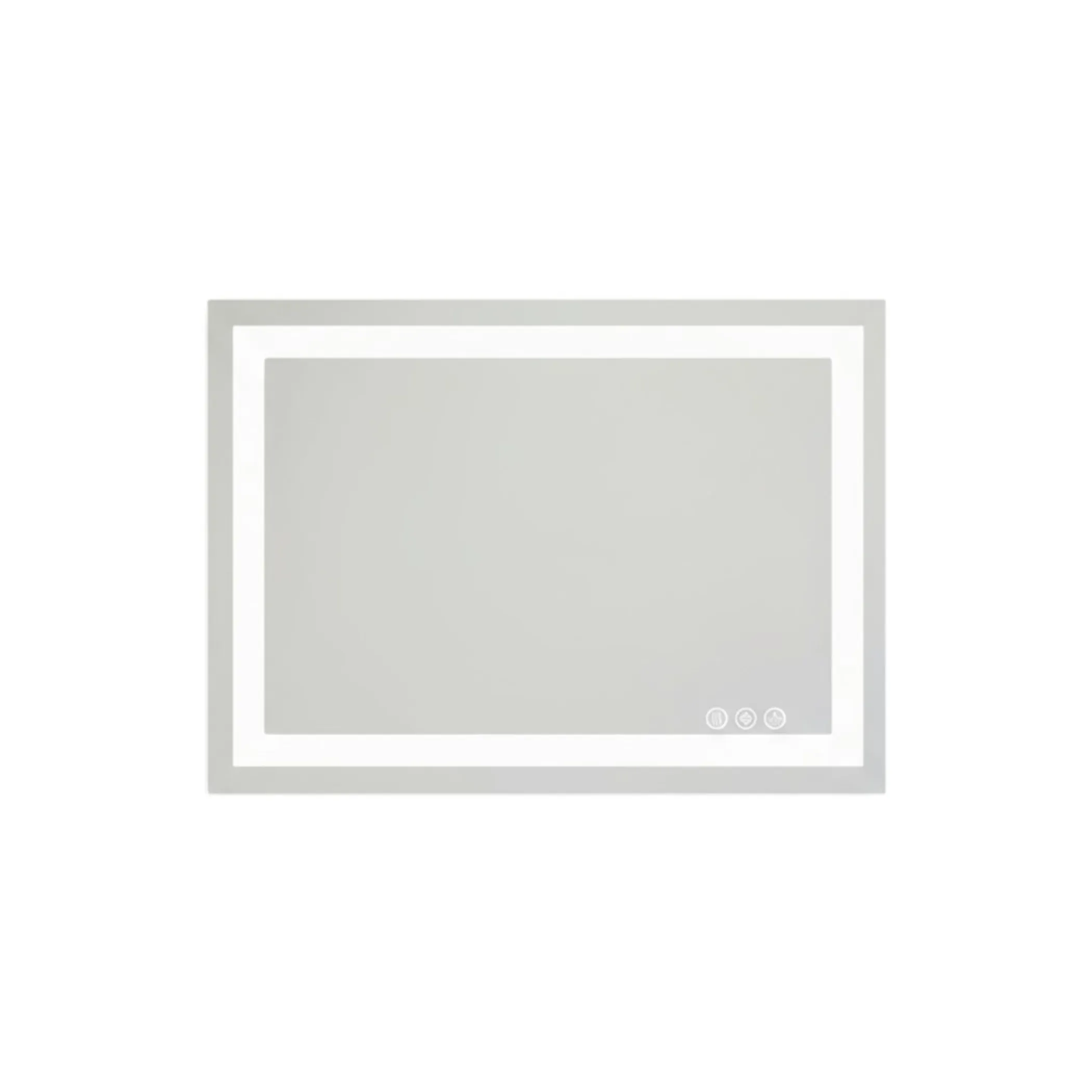 Gương phòng tắm không viền tích hợp đèn 51cm - Ảnh 2