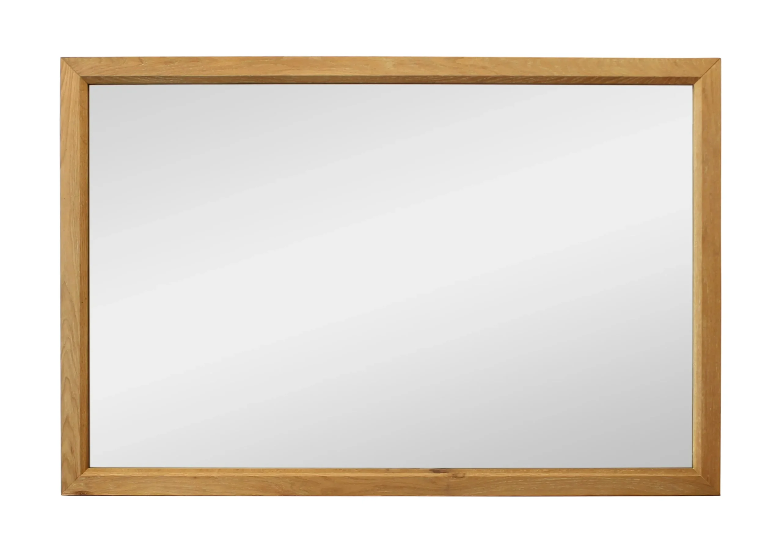 Gương trang trí treo tường khung gỗ đặc tự nhiên 102cm - Ảnh 3