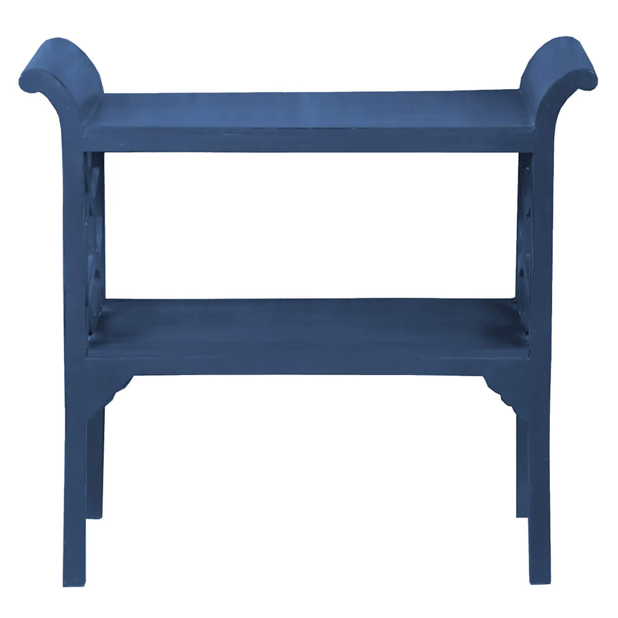 Bàn console trang trí Sunset Trading Cottage gỗ đặc màu xanh navy - Ảnh 2