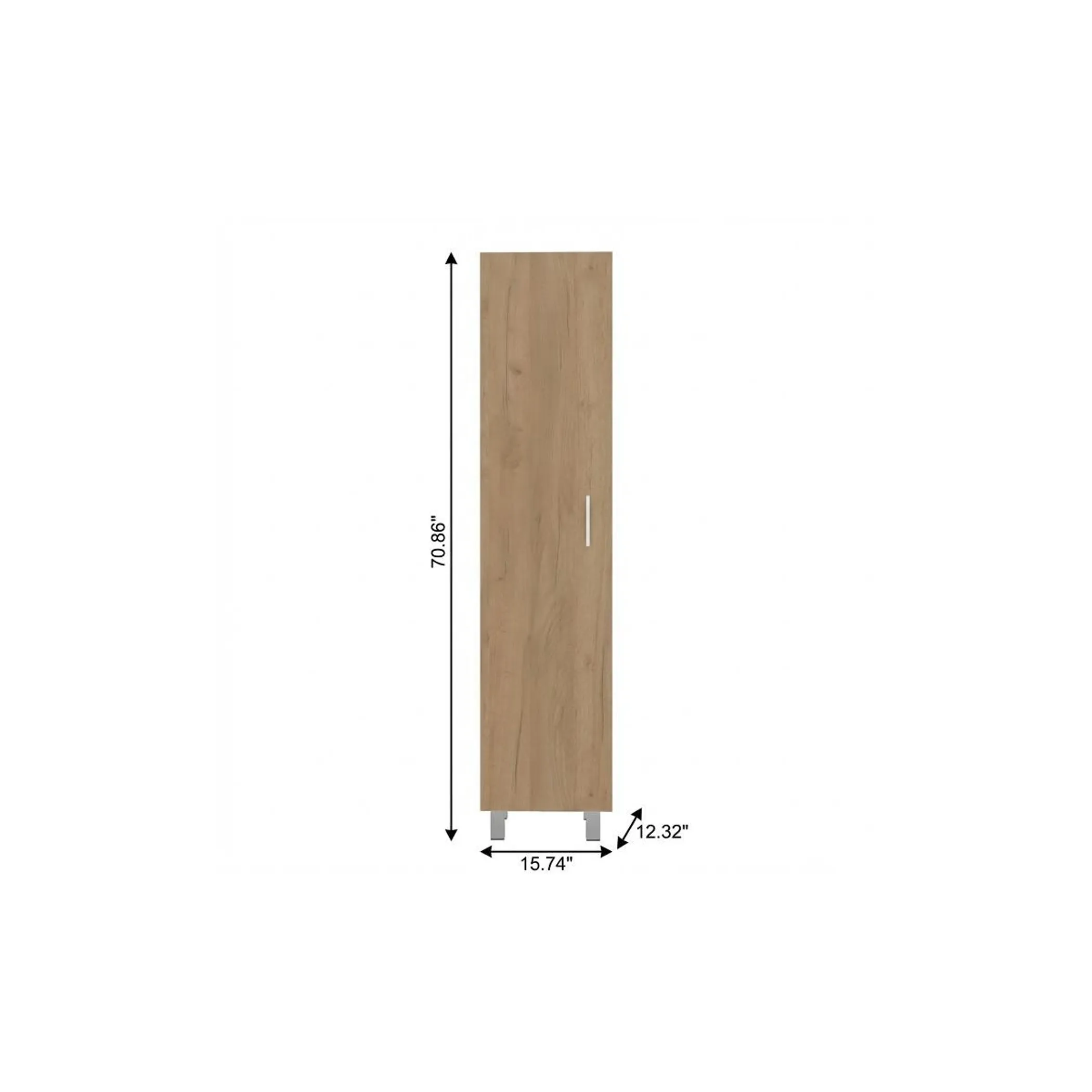 Tủ trang trí gỗ màu be 40cm - Ảnh 6