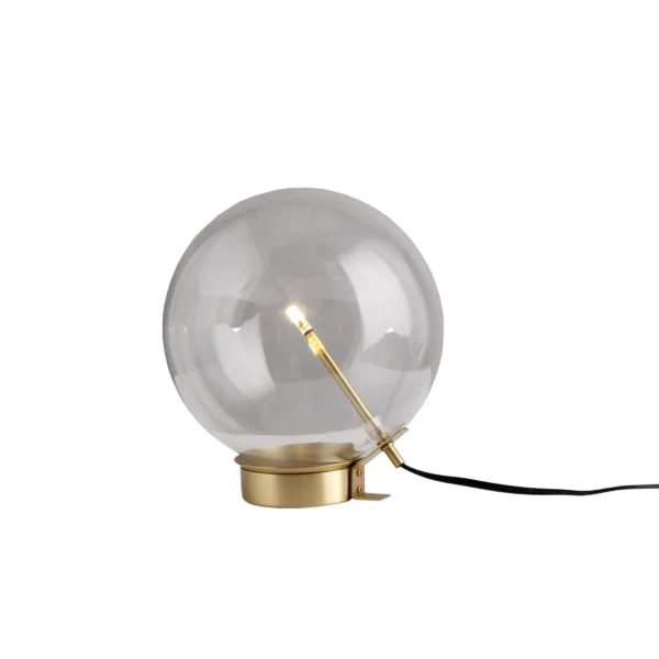 Đèn bàn quả cầu kim loại đồng thau 28cm