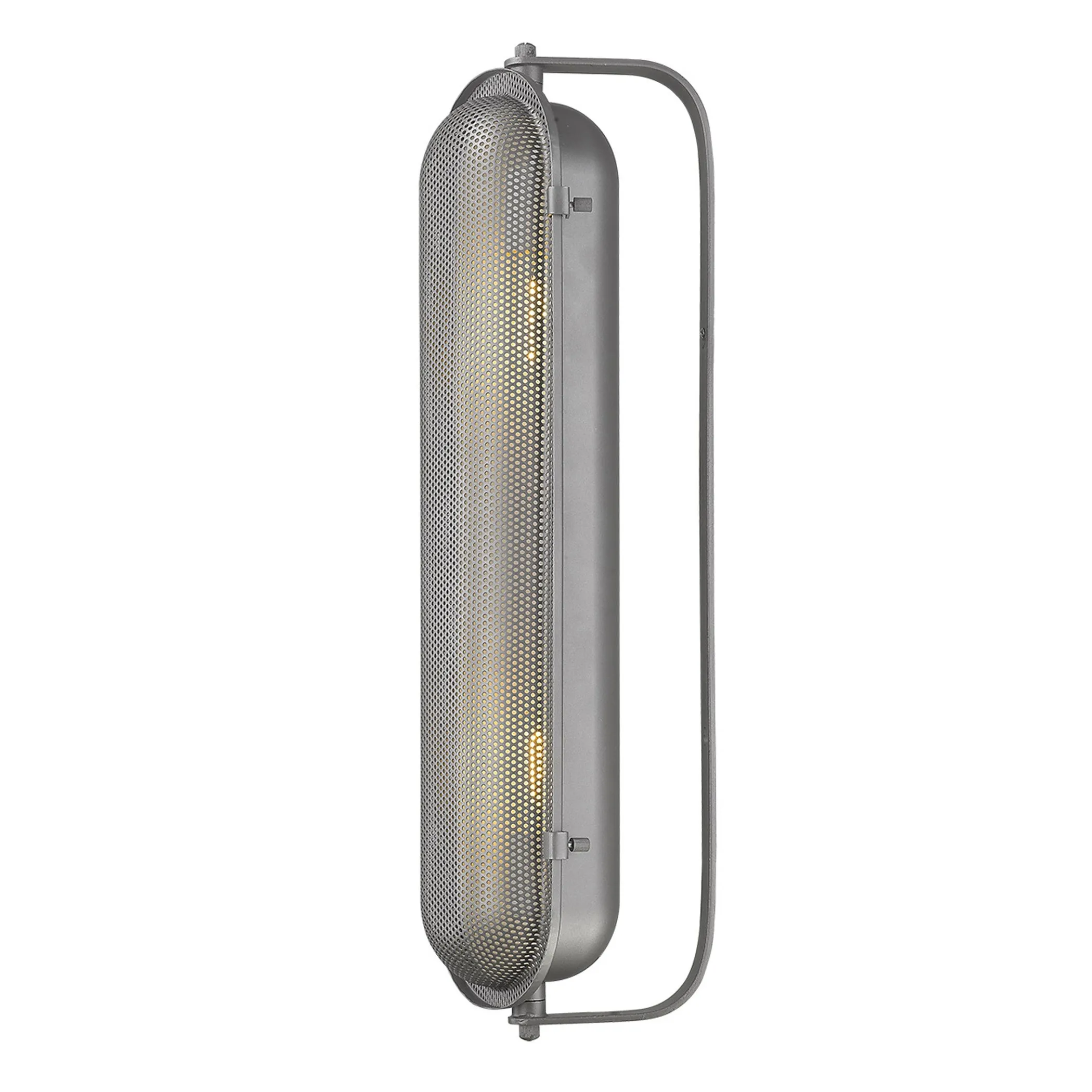Đèn gắn tường Terra 2 bóng màu xám phong cách công nghiệp - Ảnh 3