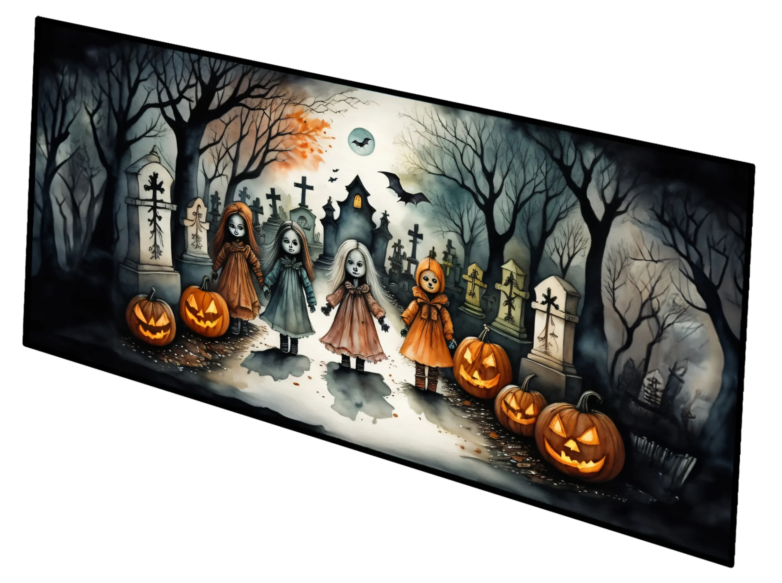 Thảm chạy dài 71cm x 147cm chủ đề Halloween ma quái