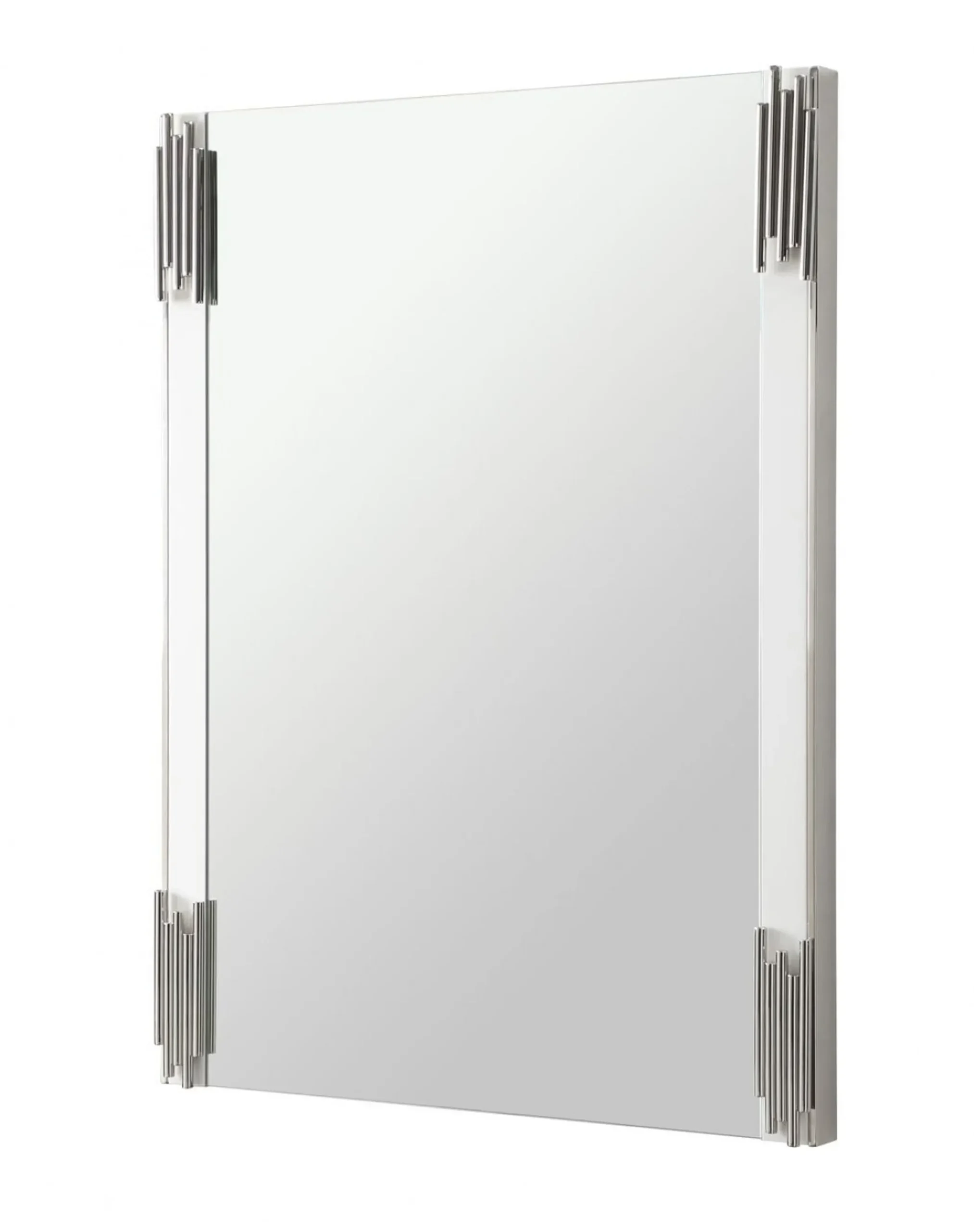 Gương trang trí khung thép màu trắng 109cm - Ảnh 2