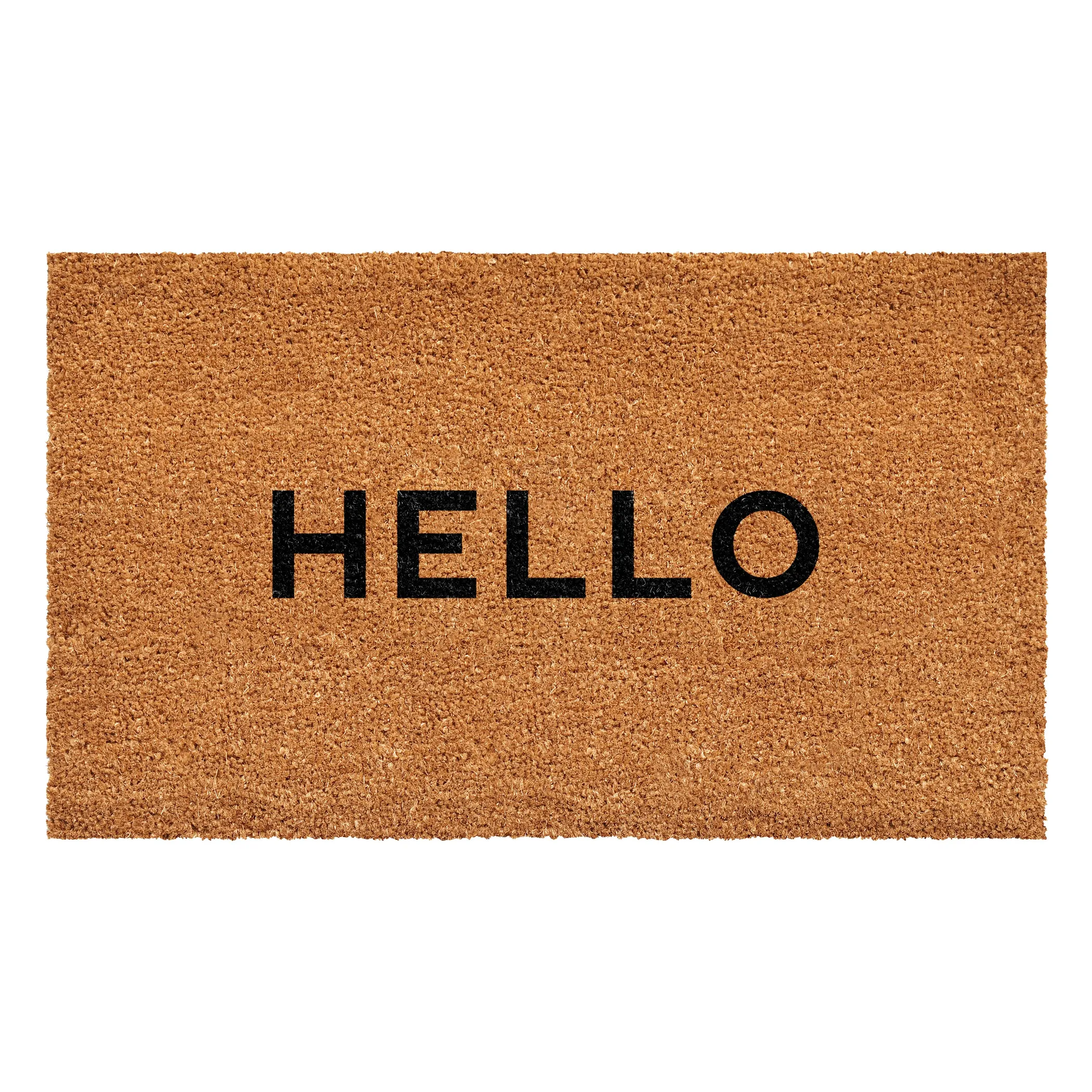 Thảm chùi chân xơ dừa Calloway Mills chữ HELLO