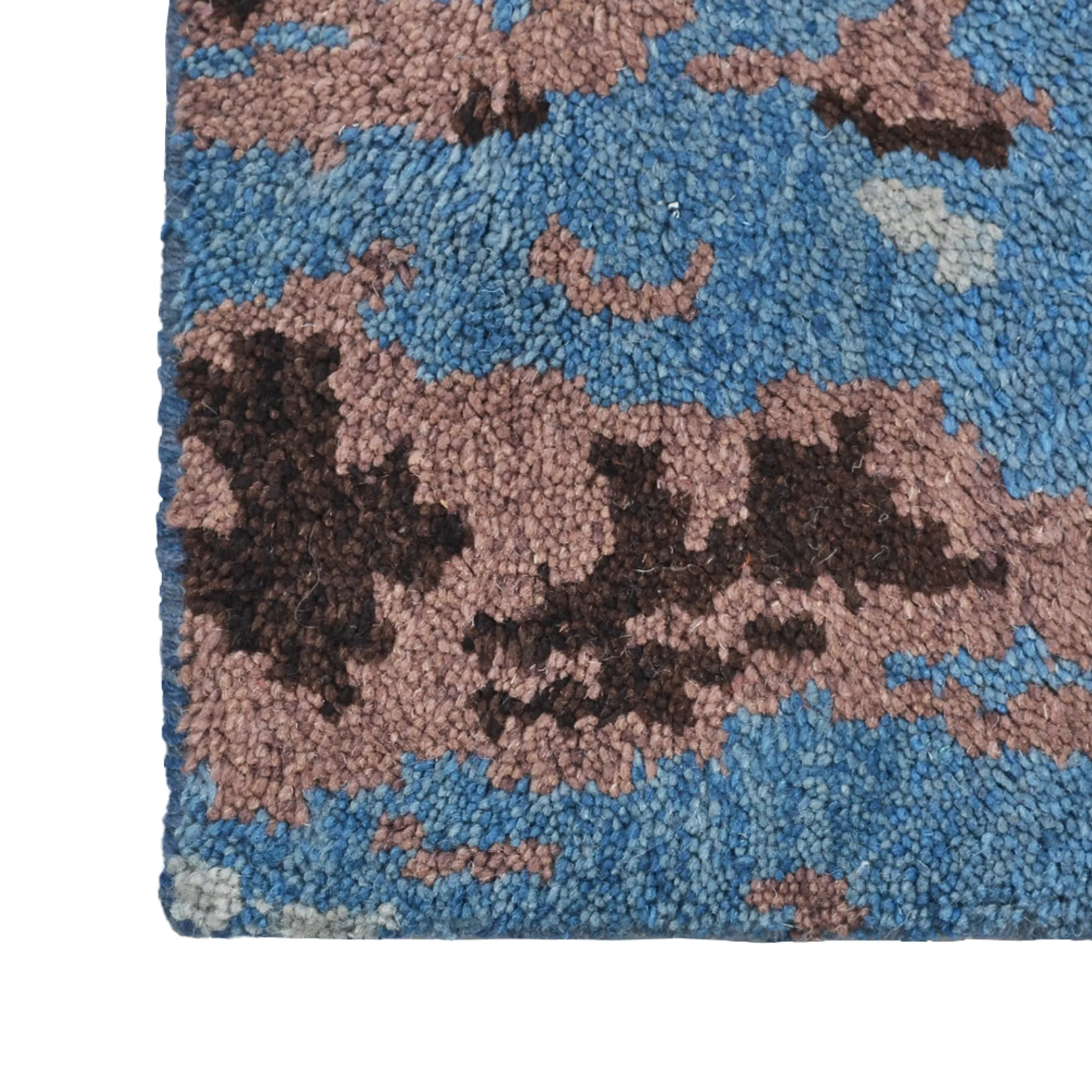 Thảm chạy hành lang len dệt thắt tay Rugsotic Carpets 0,75m x 3m họa tiết trừu tượng - Ảnh 6