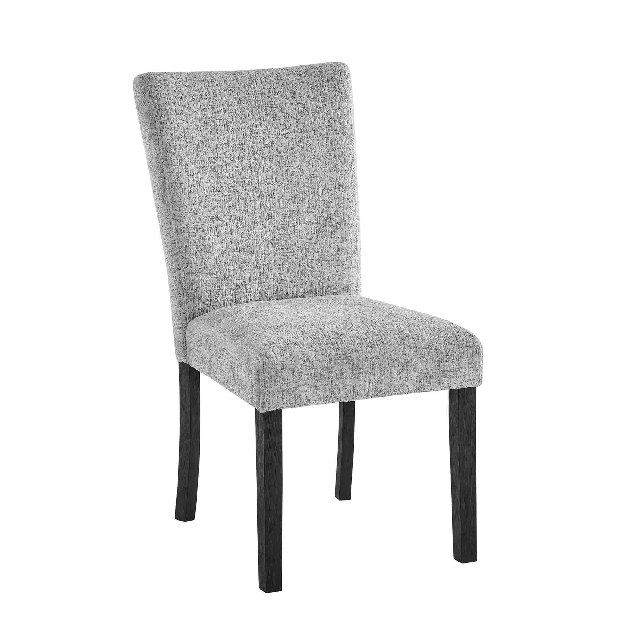 Bộ 2 ghế ăn bọc vải màu sáng khung gỗ - Ảnh 3