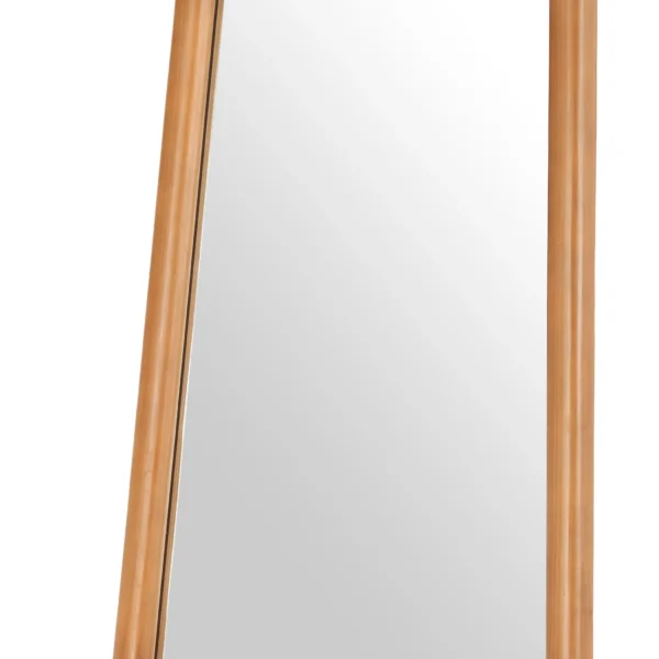 Gương đứng dựa tường 178cm khung gỗ nguyên khối họa tiết hình học