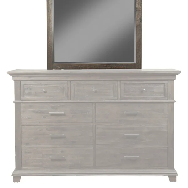 Gương phòng ngủ Newberry màu xám Salvaged Gray