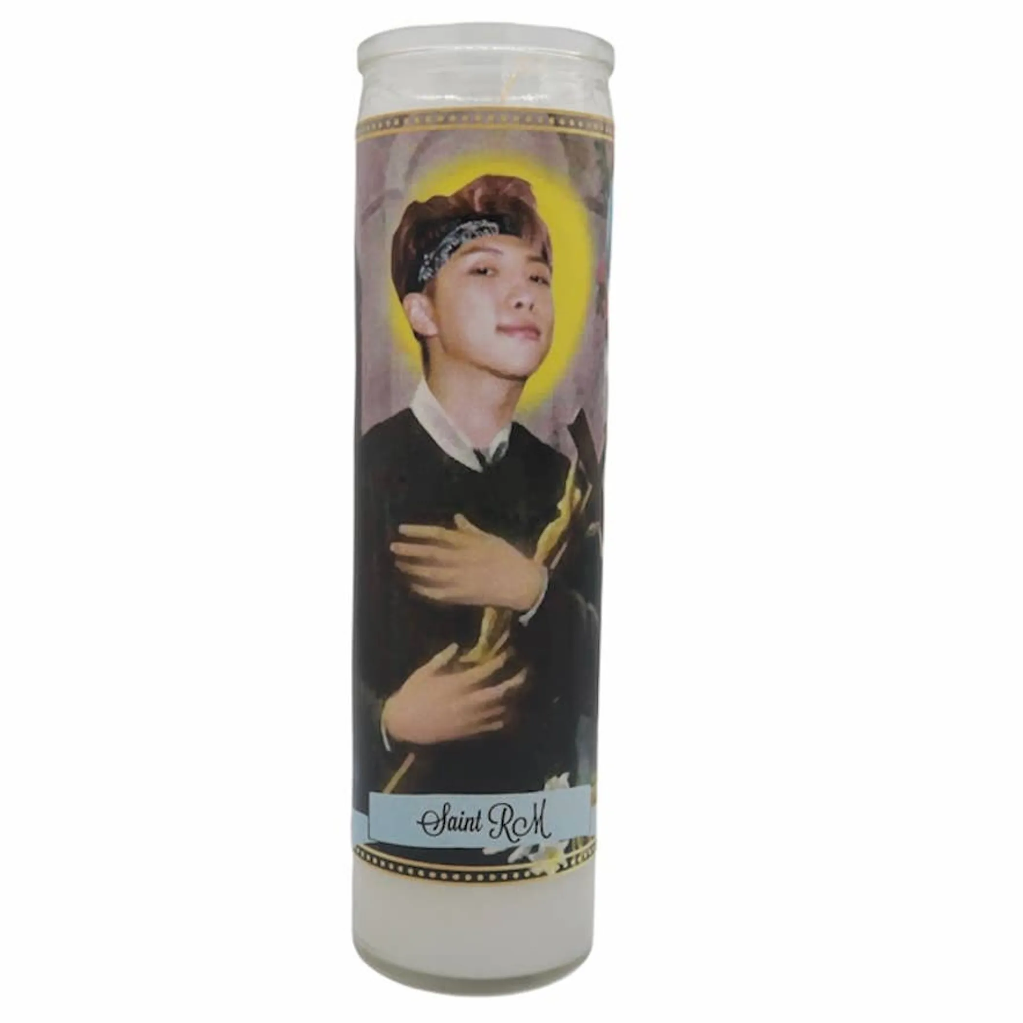 Nến cầu nguyện BTS phong cách tranh thánh - Ảnh 3