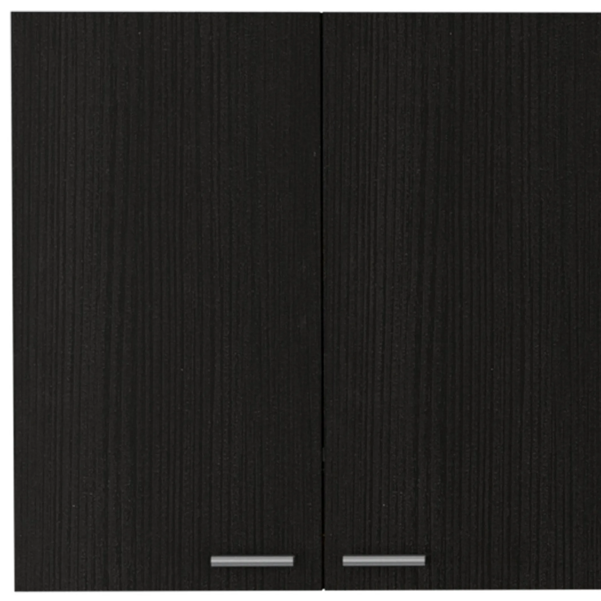 Tủ gỗ treo tường màu đen 5 ngăn rộng 150cm - Ảnh 4