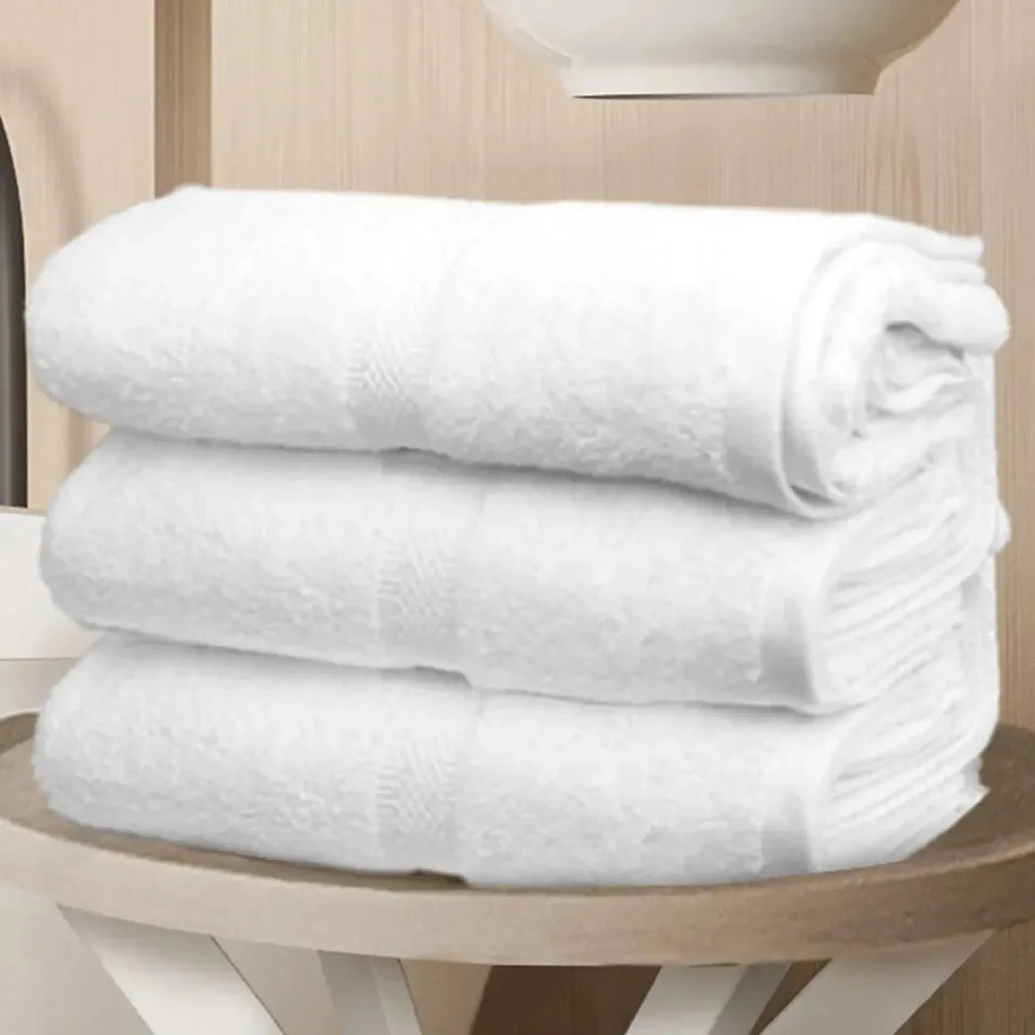 Khăn tắm GIM Collection 100% cotton ring-spun viền dobby