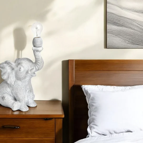 Chân đèn bàn LED màu xám 40cm