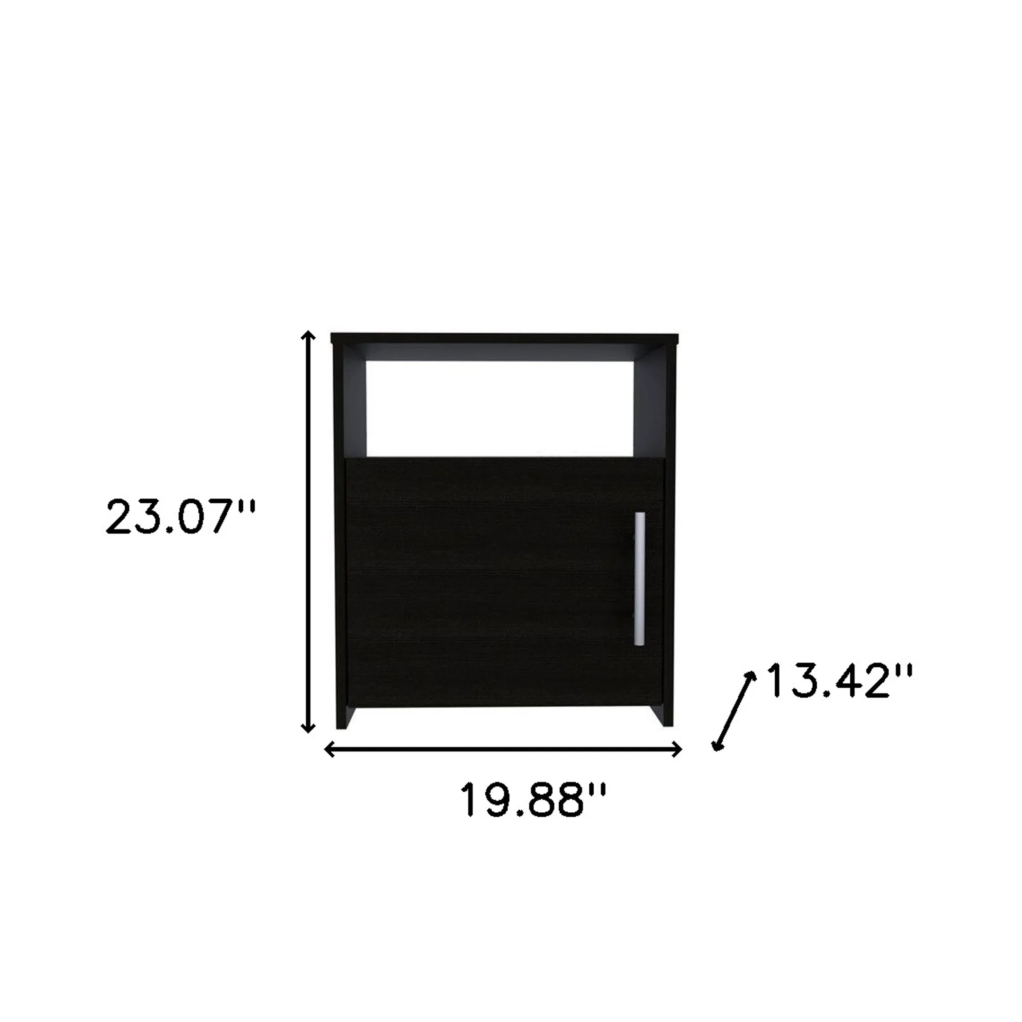 Tủ đầu giường gỗ công nghiệp có kệ để đồ 58cm - Ảnh 6