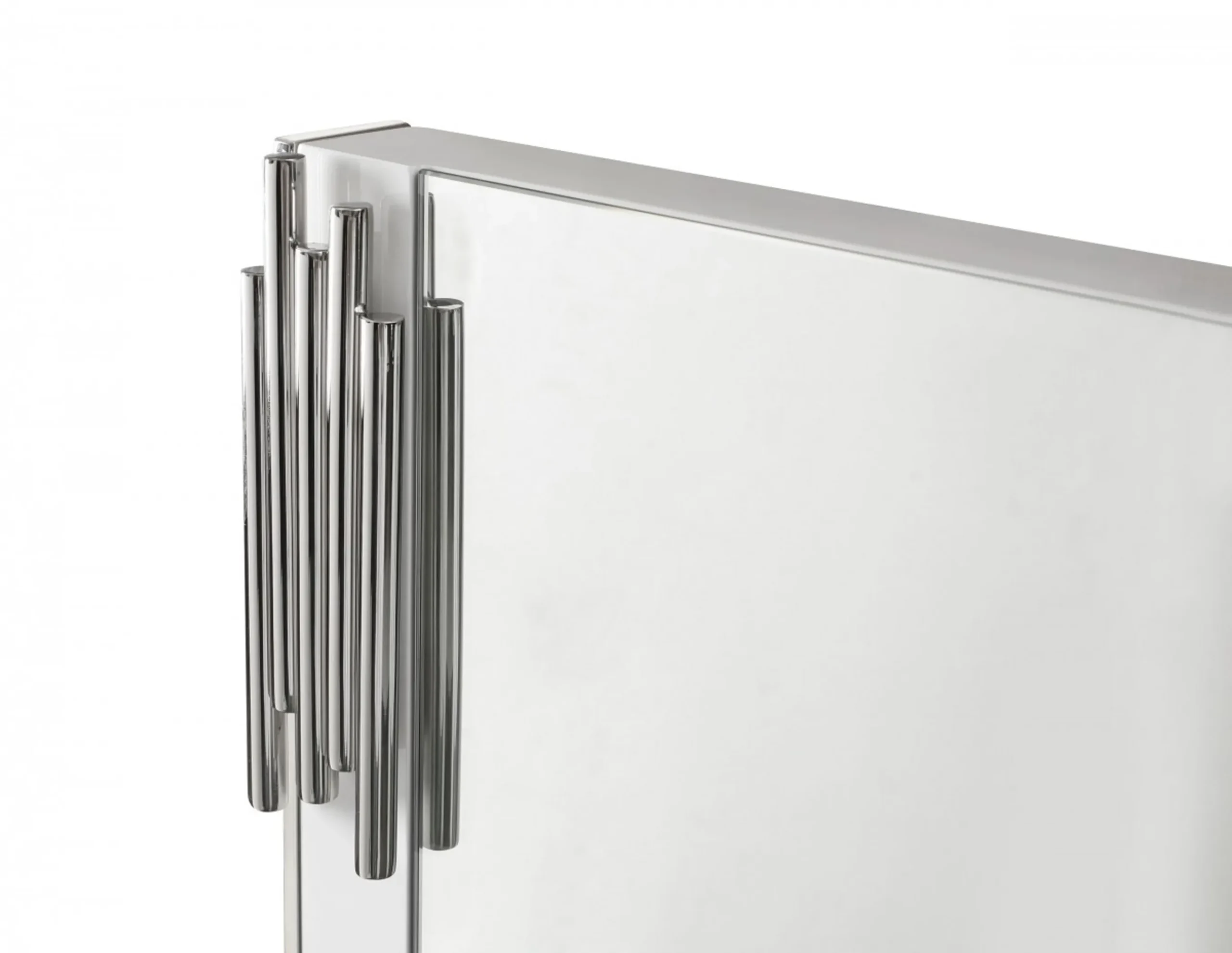 Gương trang trí khung thép màu trắng 109cm - Ảnh 4