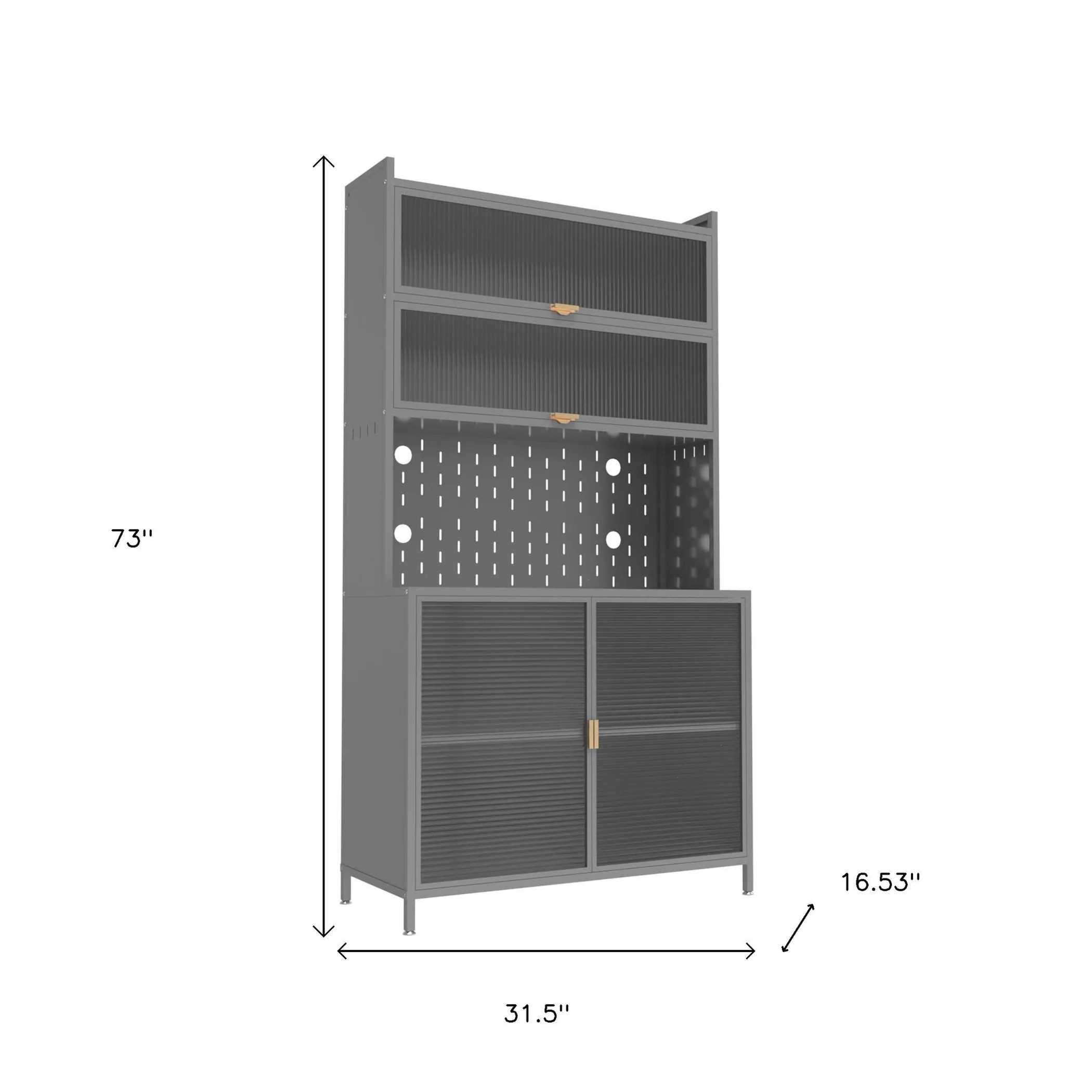 Tủ bày chén đĩa cửa vân nổi thép không gỉ hai cánh - Ảnh 6