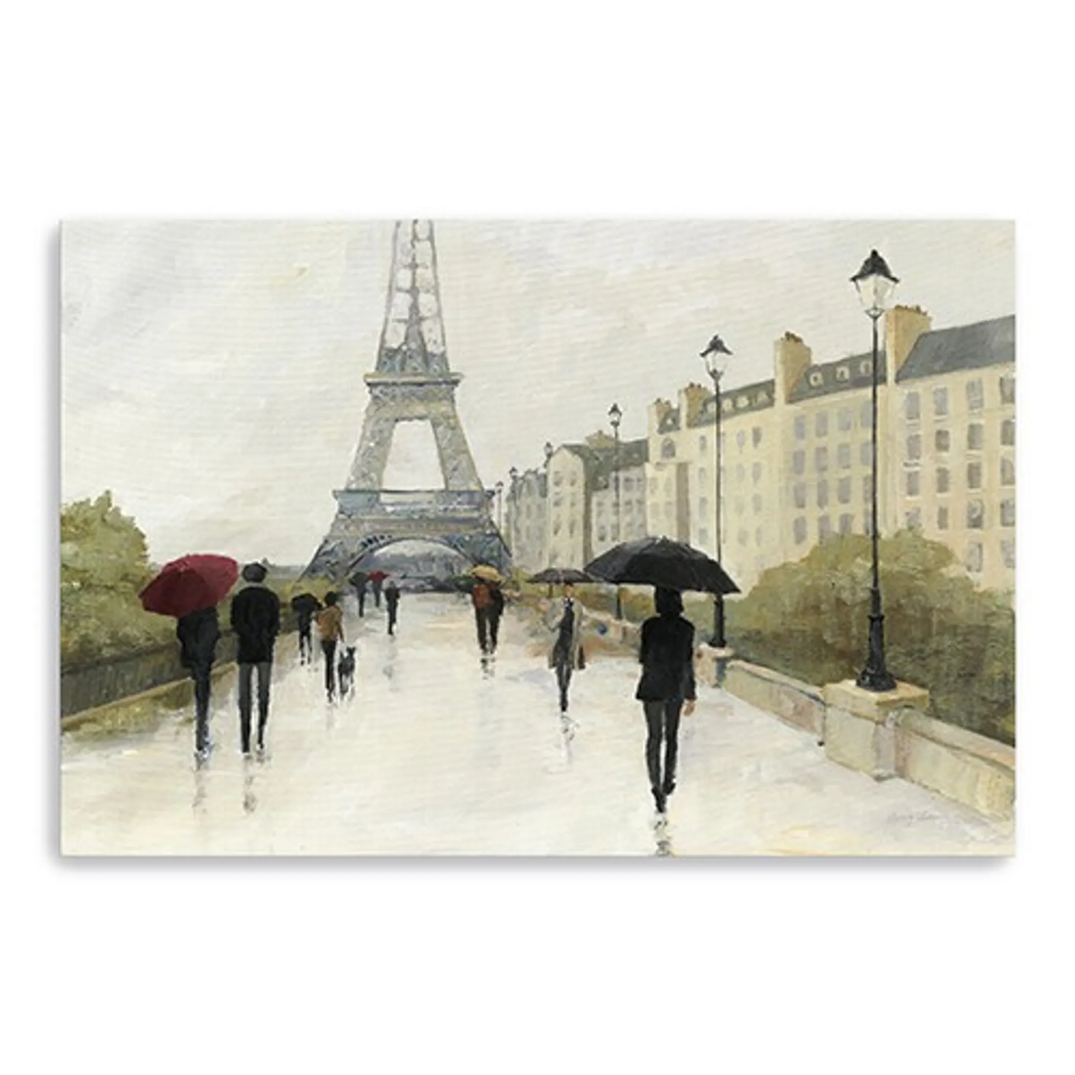 Tranh in không khung ngày mưa ở Paris - Ảnh 2