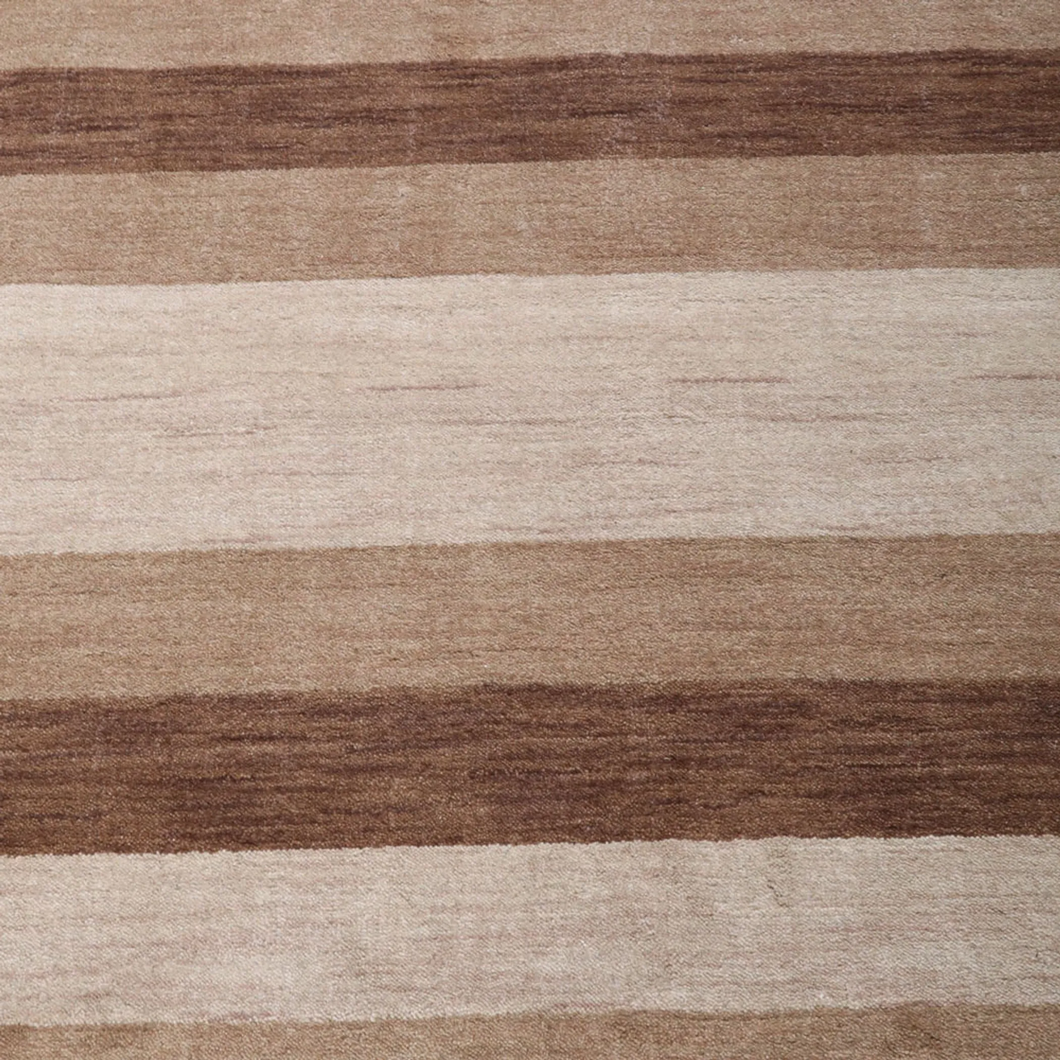 Thảm len dệt thắt tay Rugsotic Carpets phong cách đương đại màu nâu be - Ảnh 4