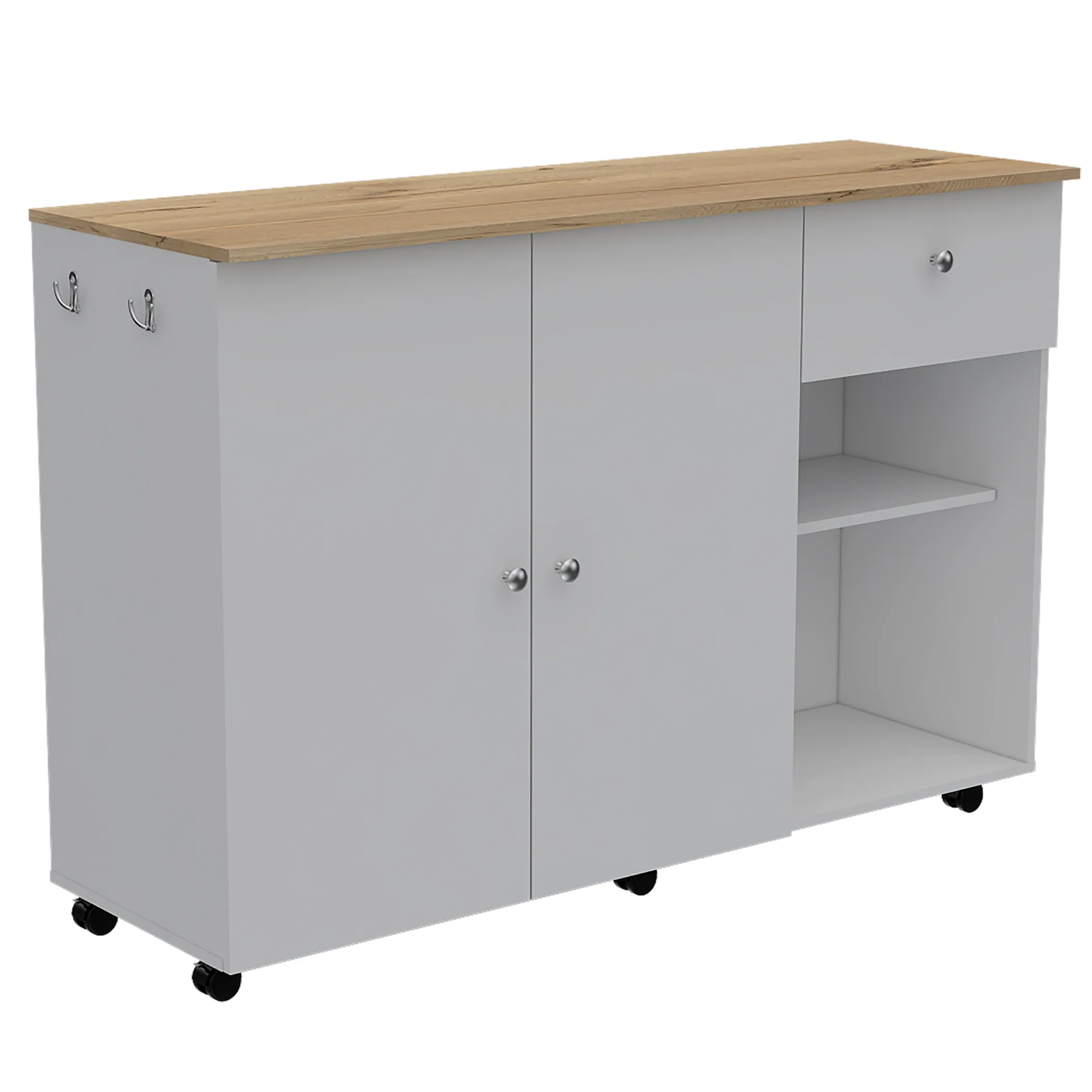 Bộ nội thất bếp Campbell 2 món: đảo bếp và tủ đựng thực phẩm - Ảnh 3