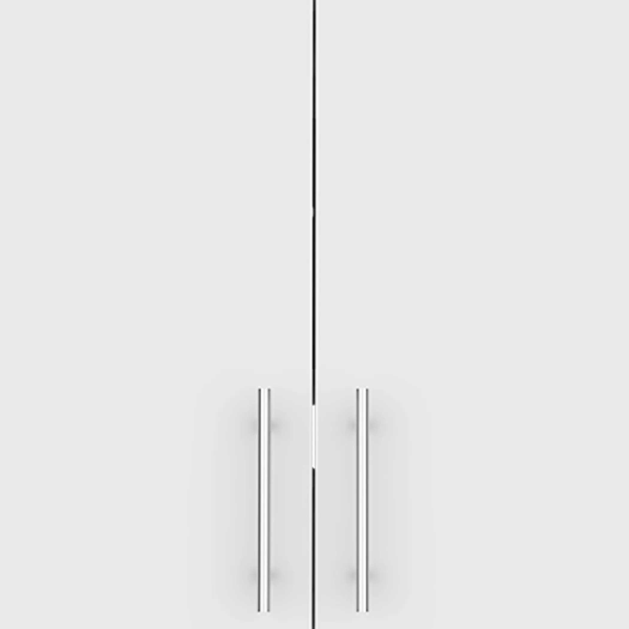 Tủ gỗ treo tường 2 cánh màu trắng 67cm - Ảnh 4