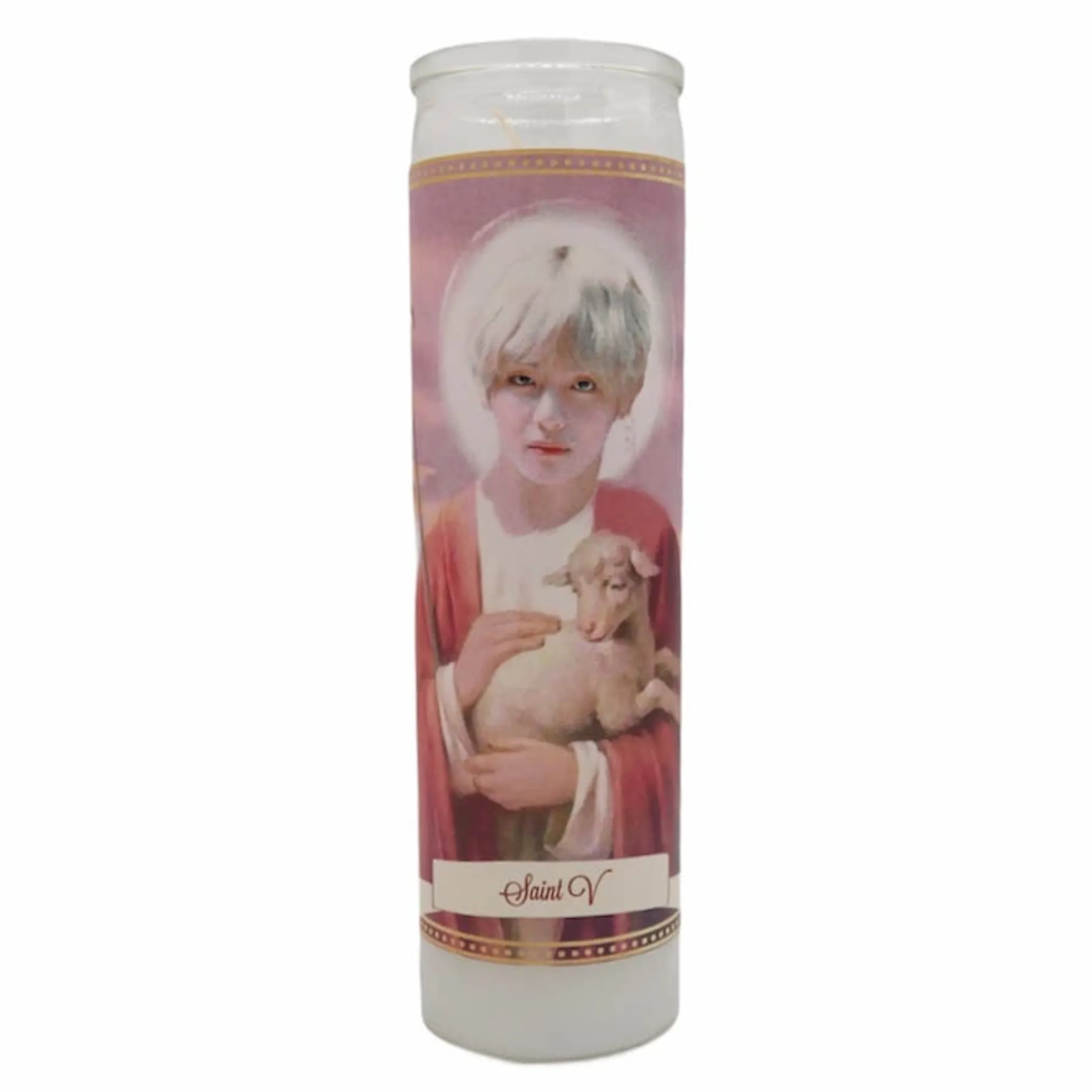 Nến cầu nguyện BTS phong cách tranh thánh - Ảnh 2