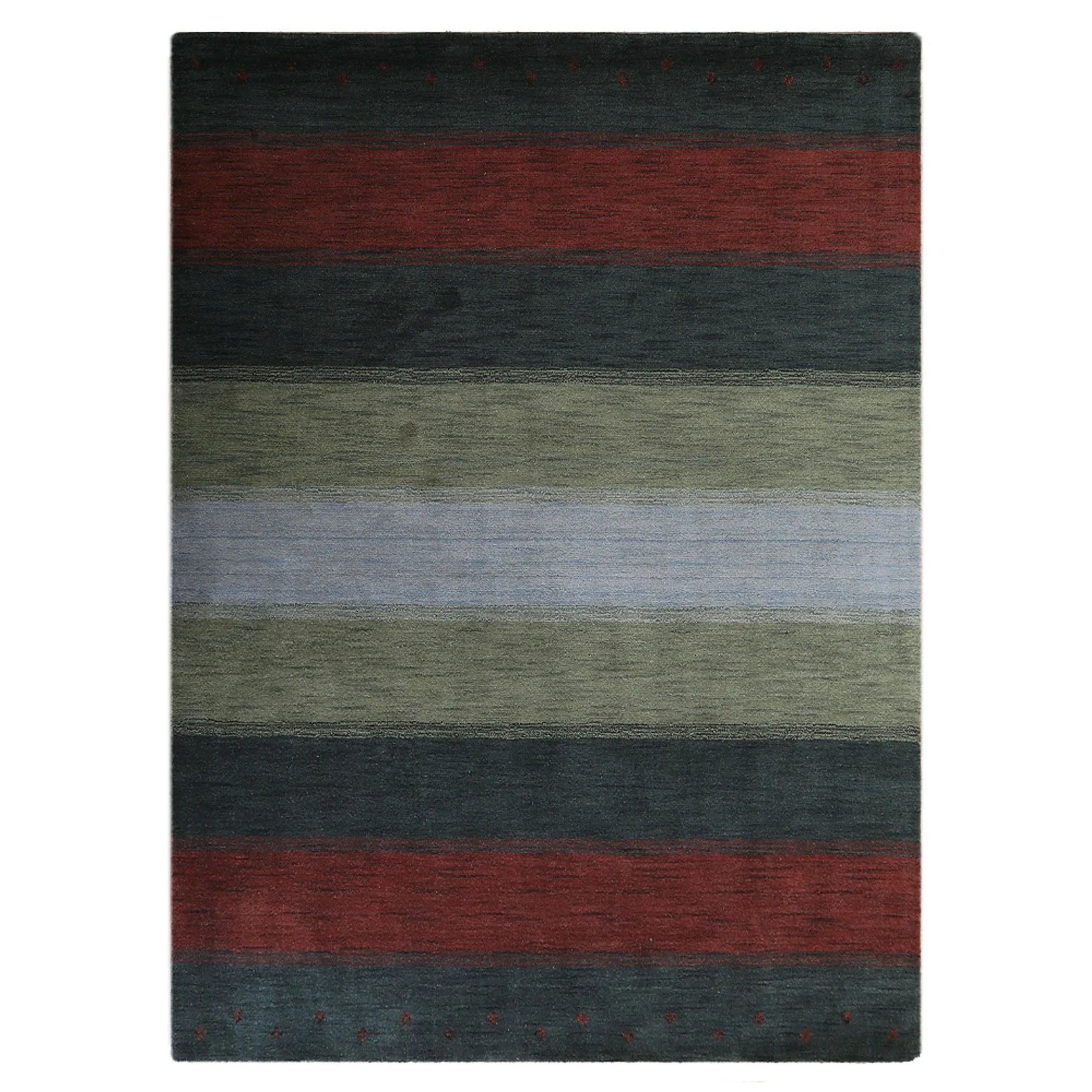 Thảm len dệt thắt tay Rugsotic Carpets phong cách đương đại đa sắc - Ảnh 2