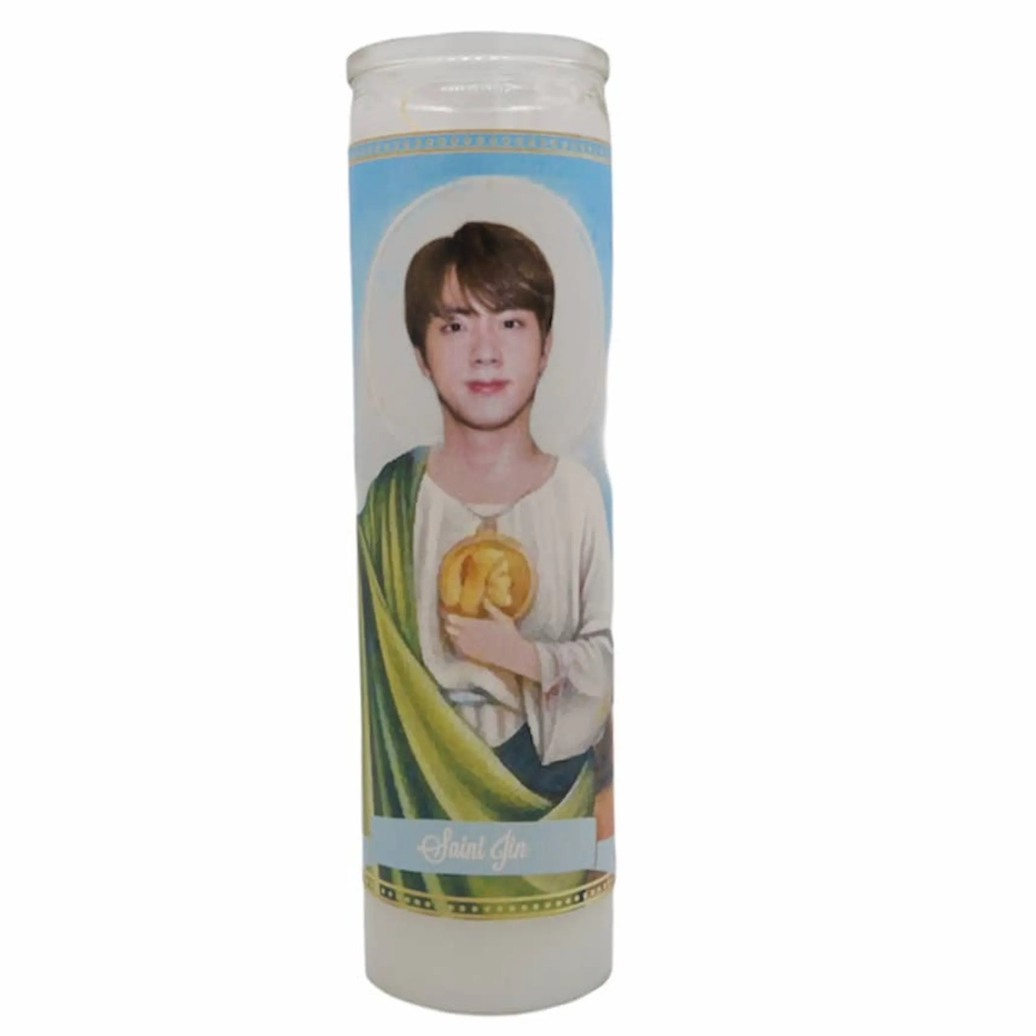 Nến cầu nguyện BTS phong cách tranh thánh - Ảnh 4
