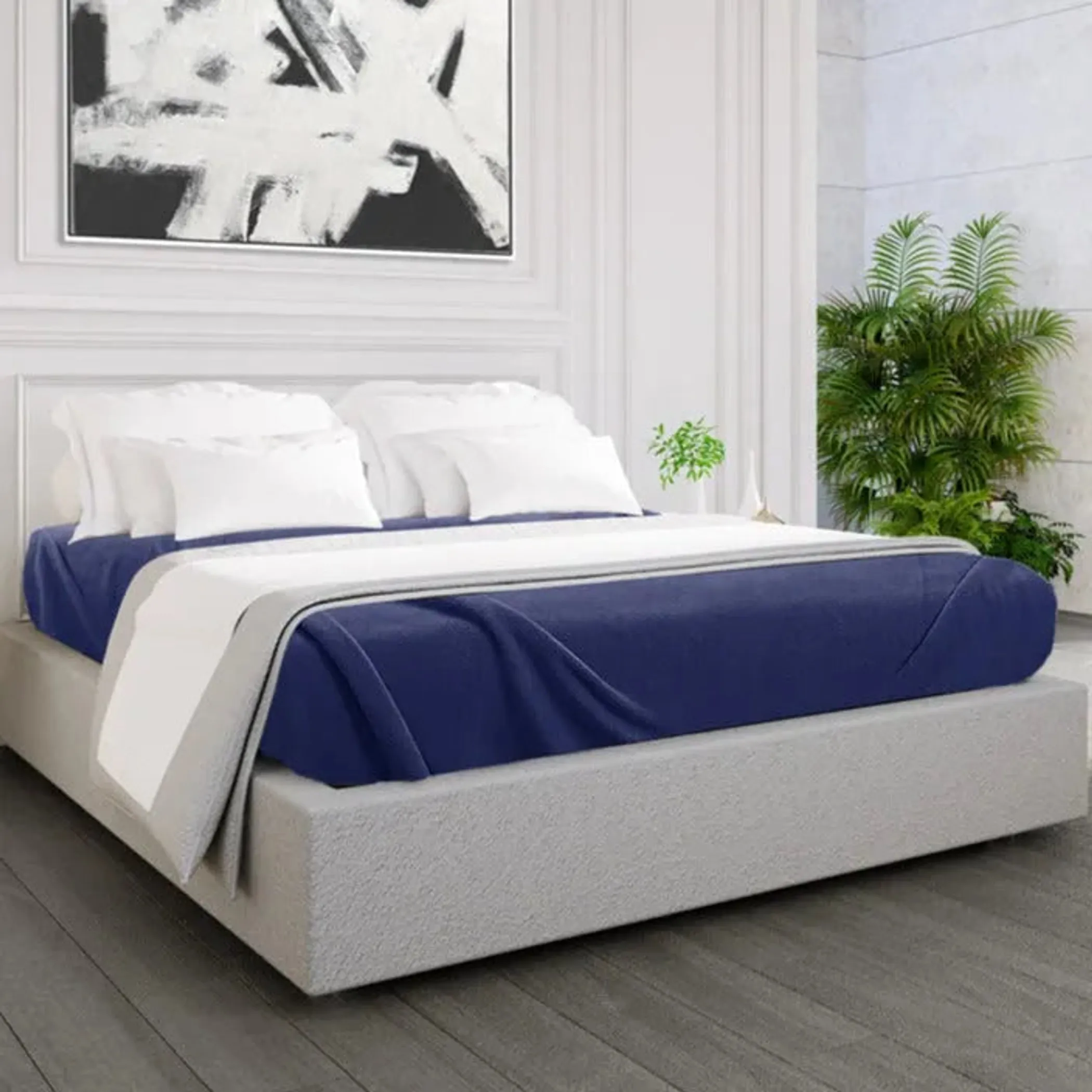 Bộ 2 chăn lông cừu fleece GPF