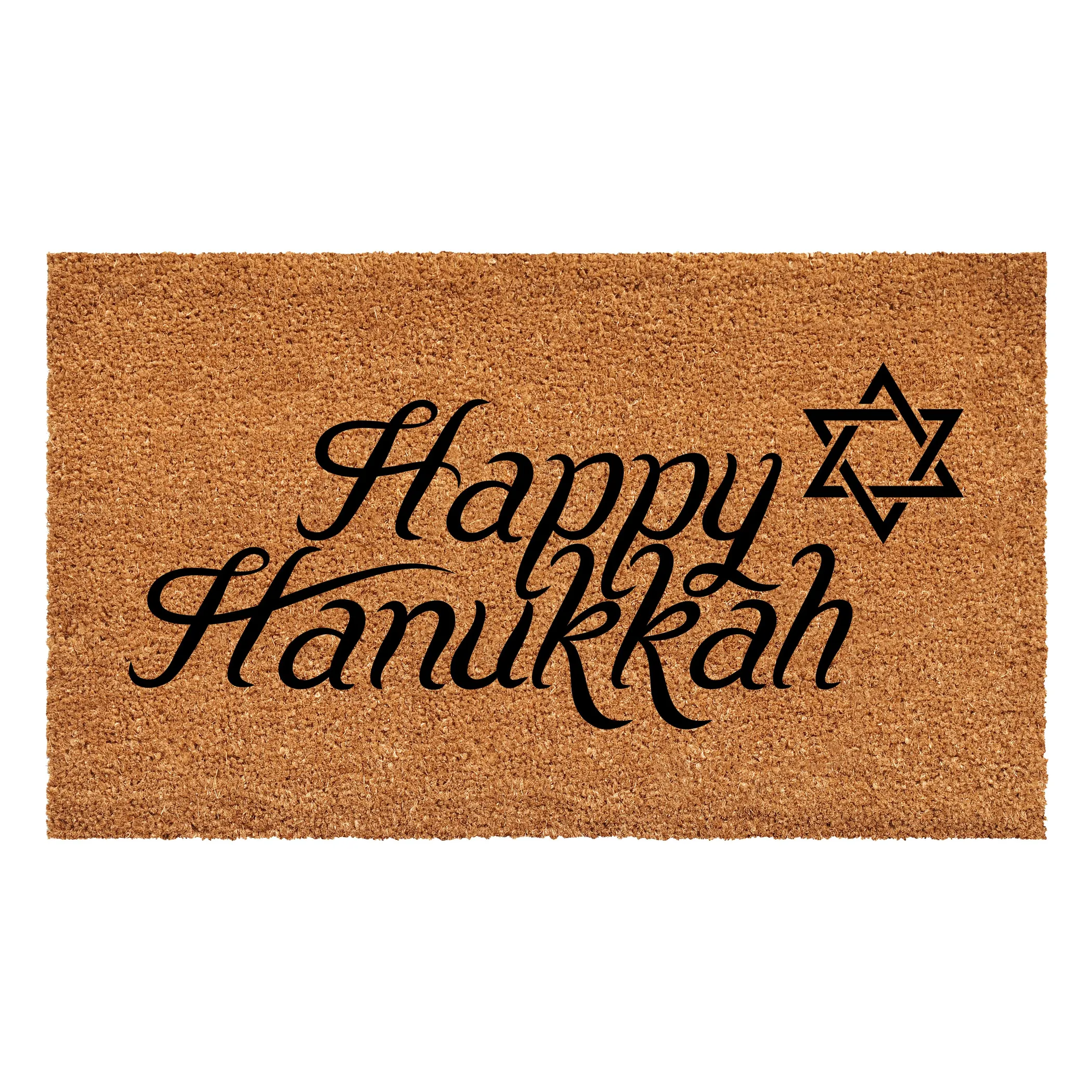 Thảm chùi chân xơ dừa Calloway Mills chúc mừng lễ Hanukkah