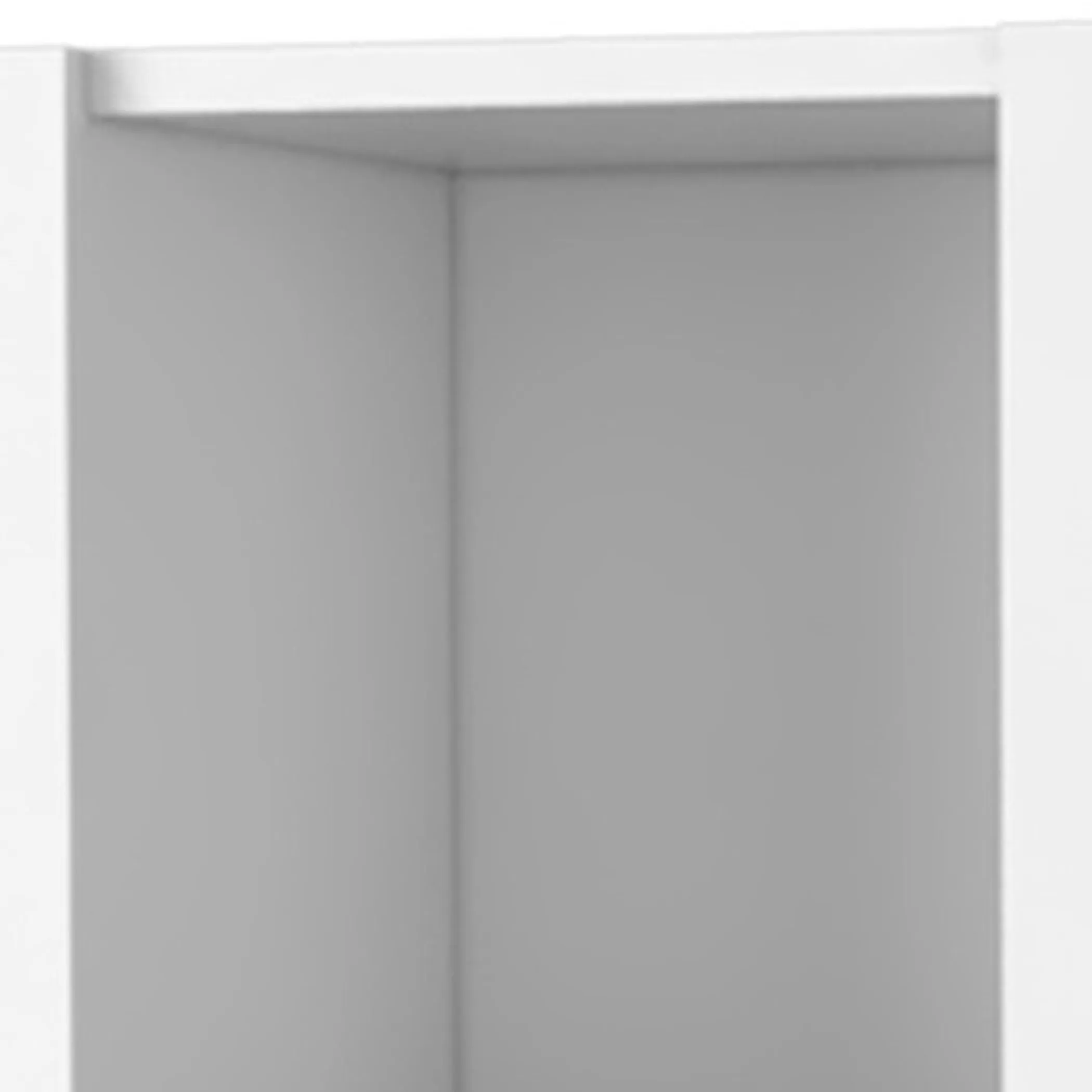 Tủ gỗ treo tường 4 cánh màu trắng rộng 150cm - Ảnh 3