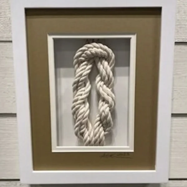 Tranh nút thắt 3D ACKnots Twisted khung gỗ 20x25cm