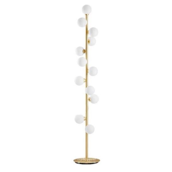 Đèn cây đứng phòng khách DC16 - 12 thân kim loại cao 1,65m