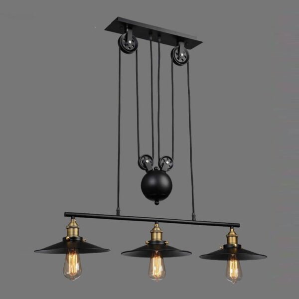 Đèn thả bàn ăn tân cổ điển DTRT077 dài 90cm x cao 100cm
