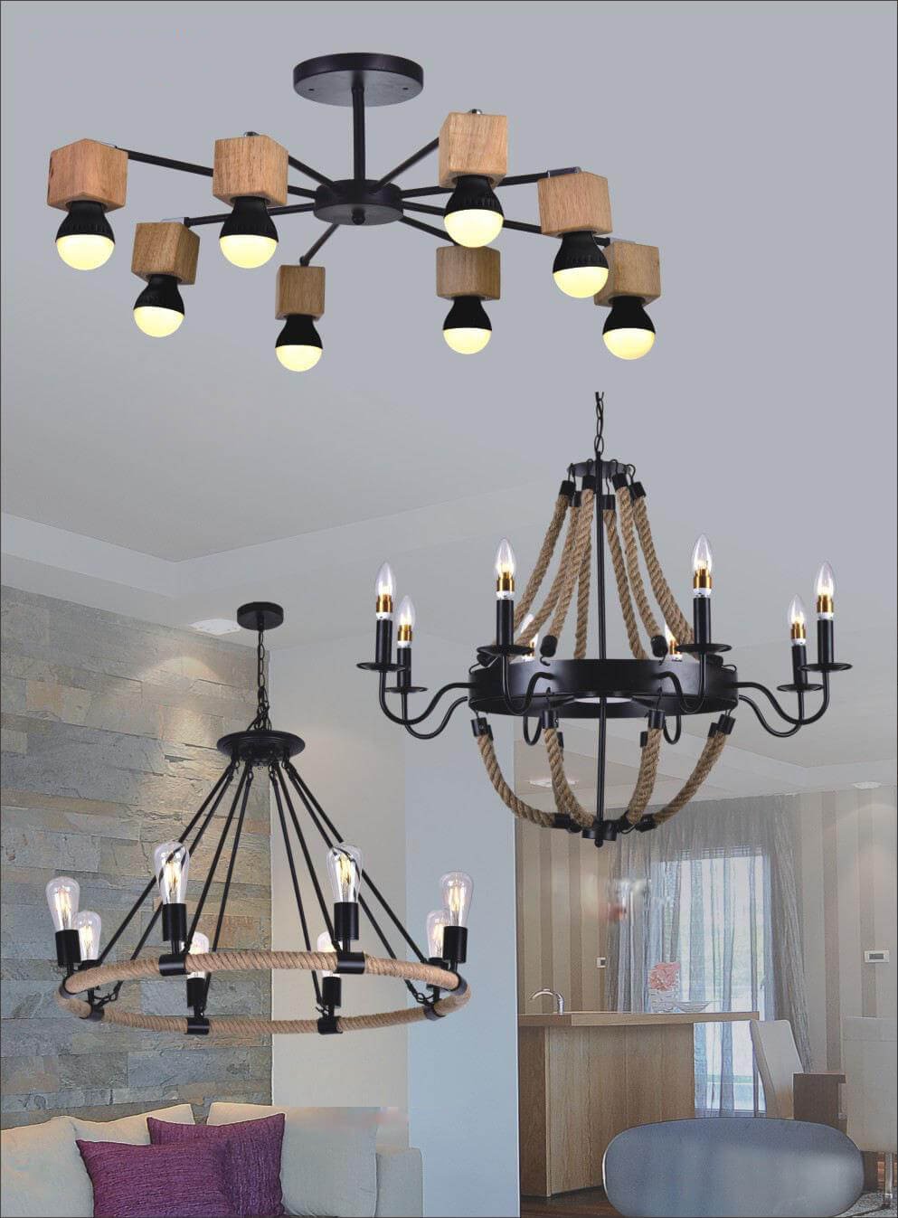Đèn thả bàn ăn hiện đại DTRT1015 - Ảnh 2