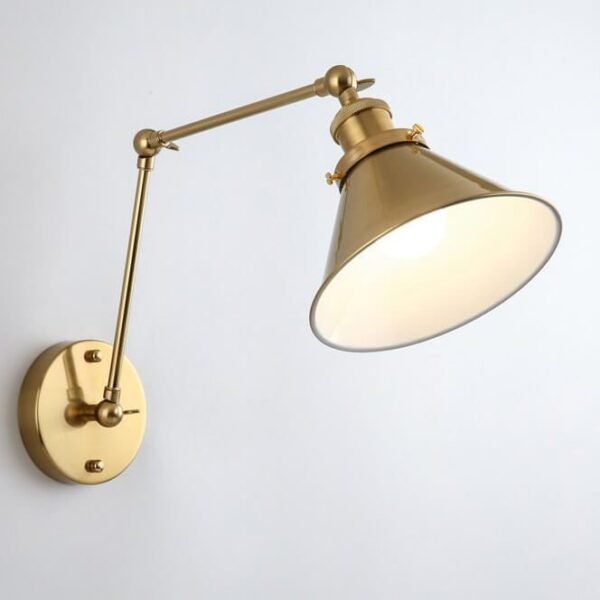 Đèn tường tân cổ điển DTV186 hợp kim mạ vàng dài 50cm