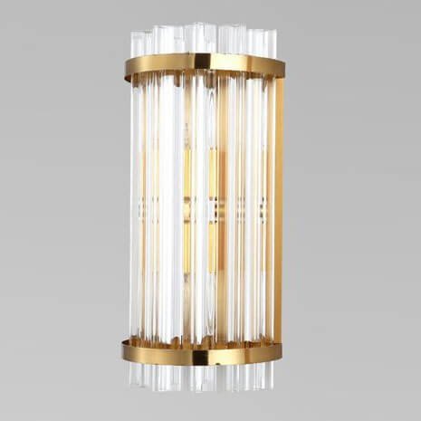 Đèn tường đôi DTV245 hợp kim đồng mạ vàng đính pha lê cao cấp
