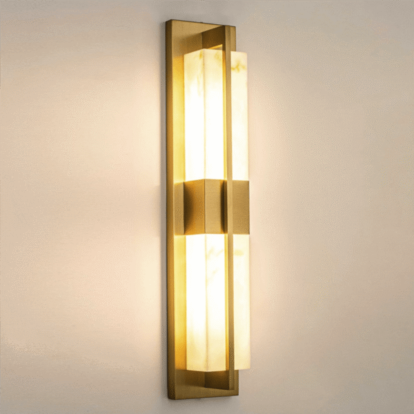 Đèn tường đồng phối đá cao cấp DTV427-10643
