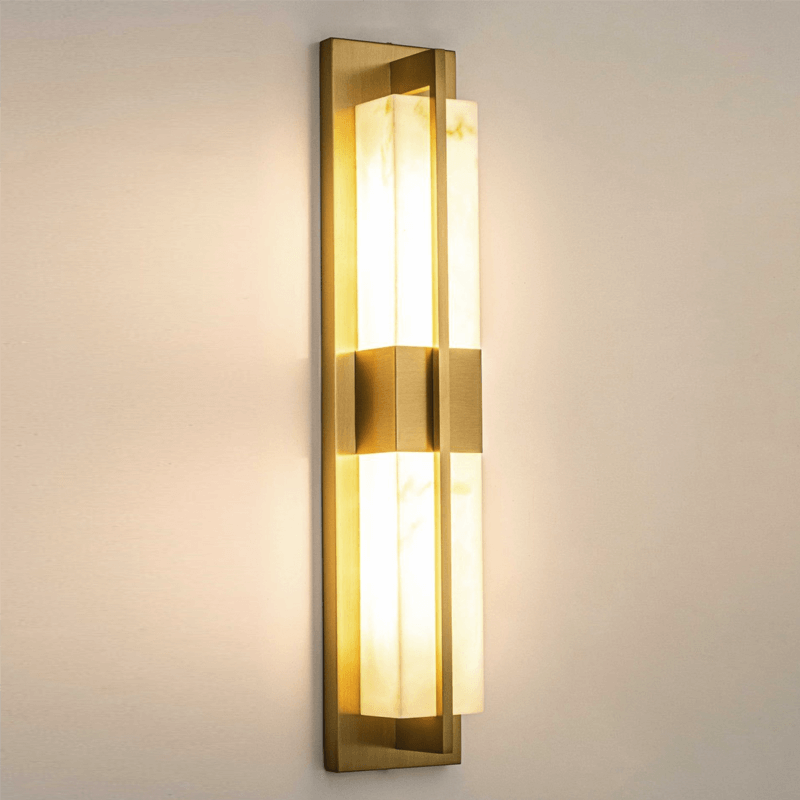 Đèn tường đồng phối đá cao cấp DTV427-10643