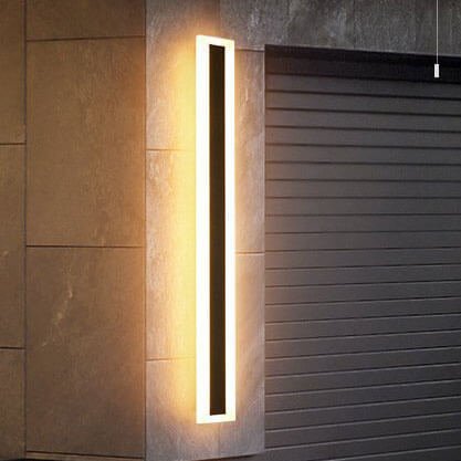 Đèn tường ngoài trời DTV441 hợp kim sơn đen